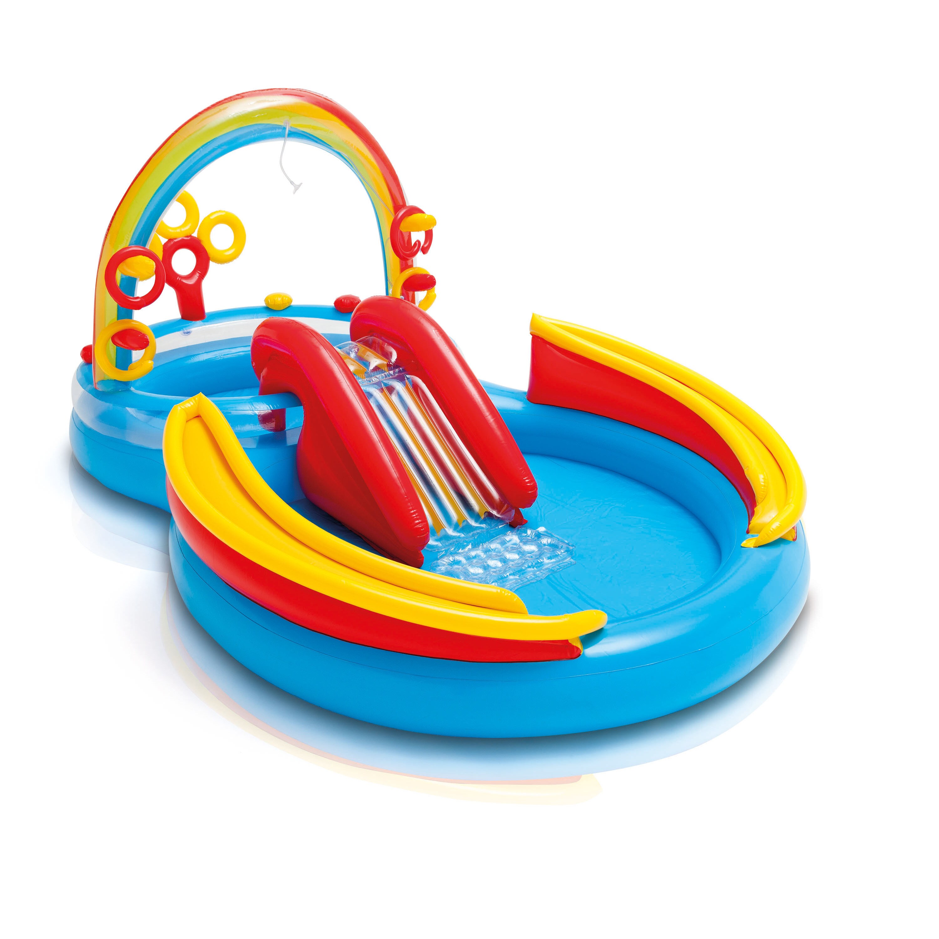 INTEX 57453NP - Playcenter - Rainbow Ring Planschbecken ab 2 Jahren Kinder 
