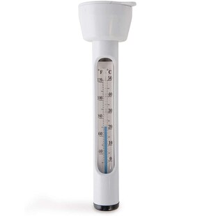 INTEX 28093 - Pool Thermometer schwimmend Temperaturanzeige Celsius Fahrenheit Schnur 