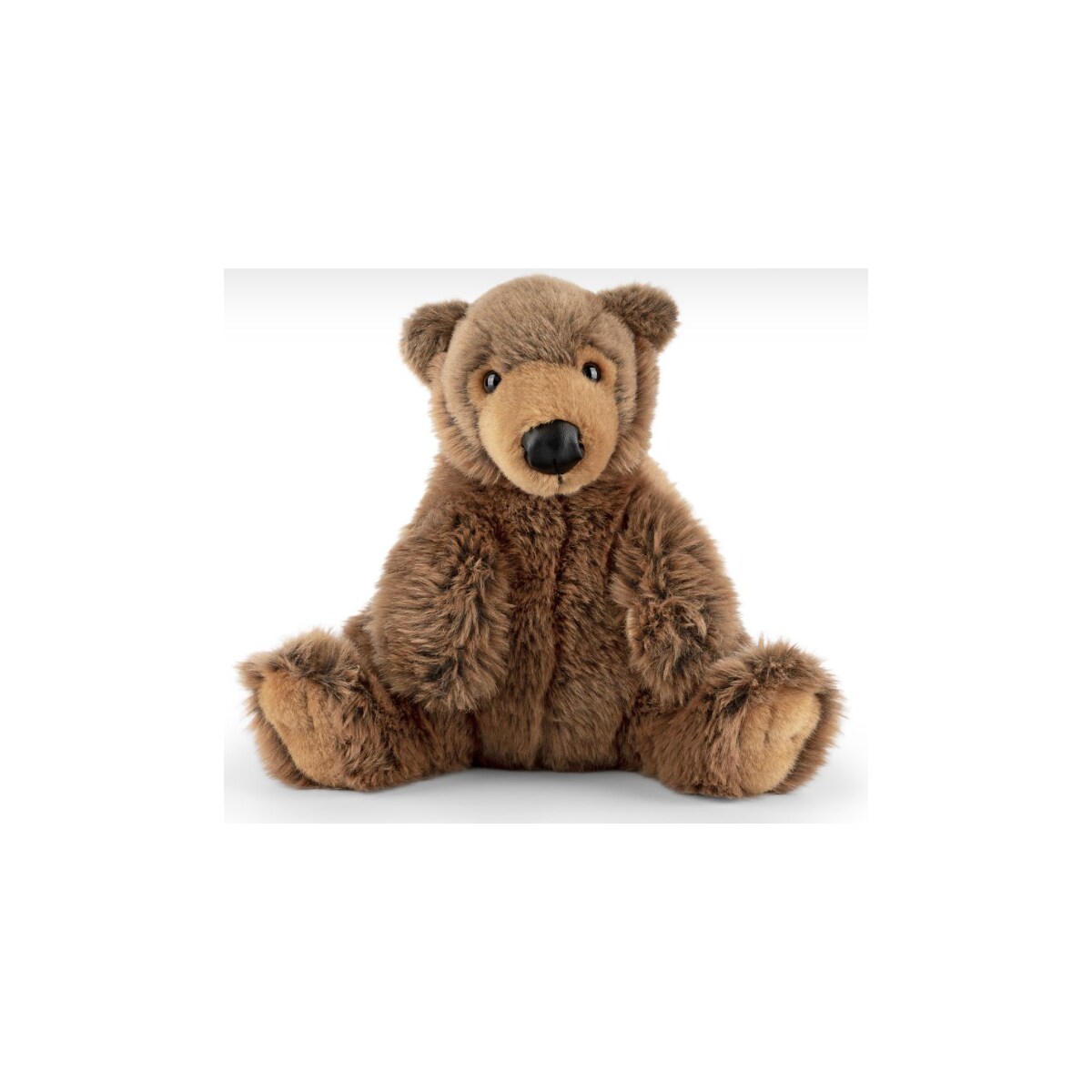 Living Nature Braunb&auml;r 24cm  ohne Sound Kuscheltier Pl&uuml;schtier Kinder Tiere B&auml;r 