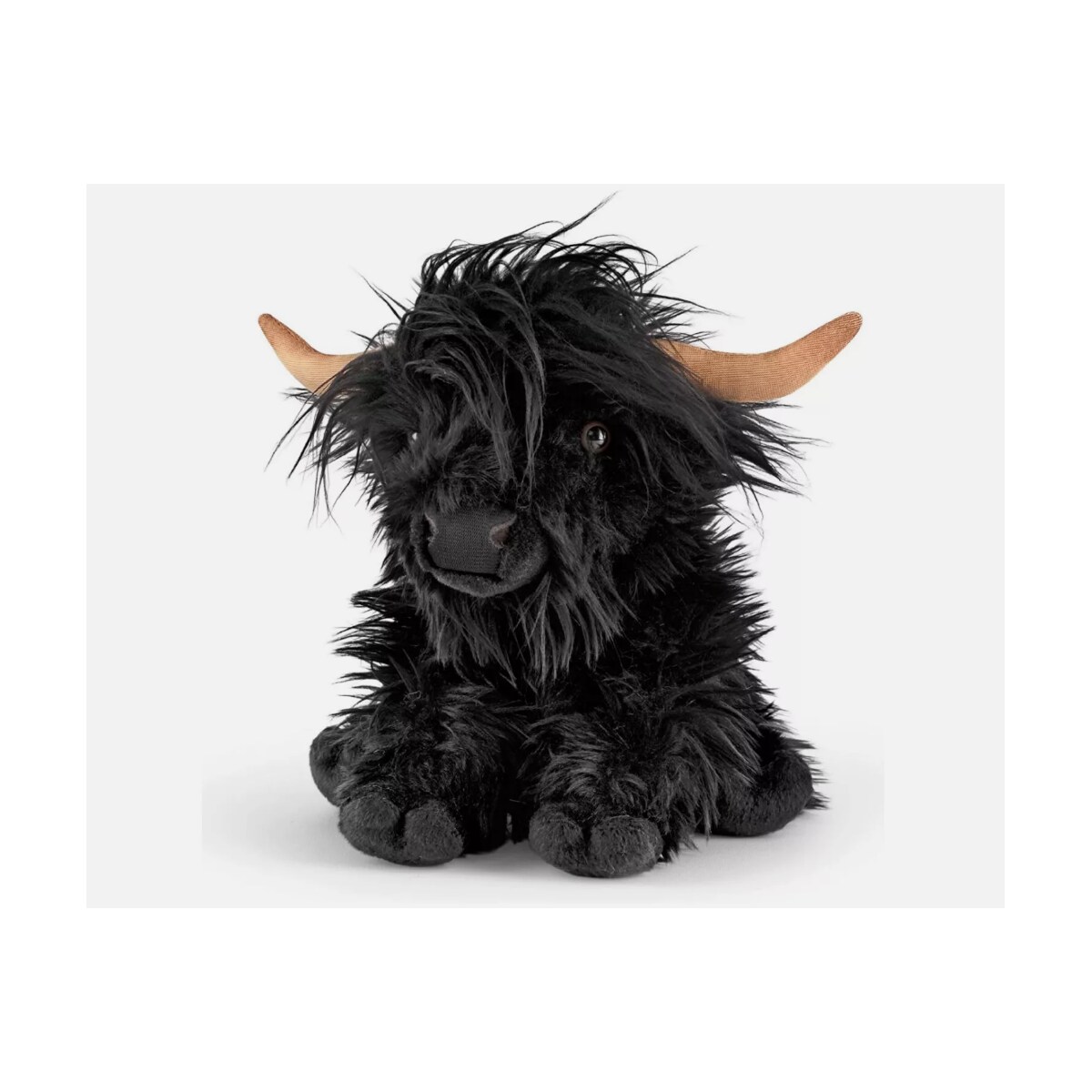 Highland Kuh - Schwarz 30cm ohne Sound Kuscheltier Plüschtier Kinder plüsch kuscheln