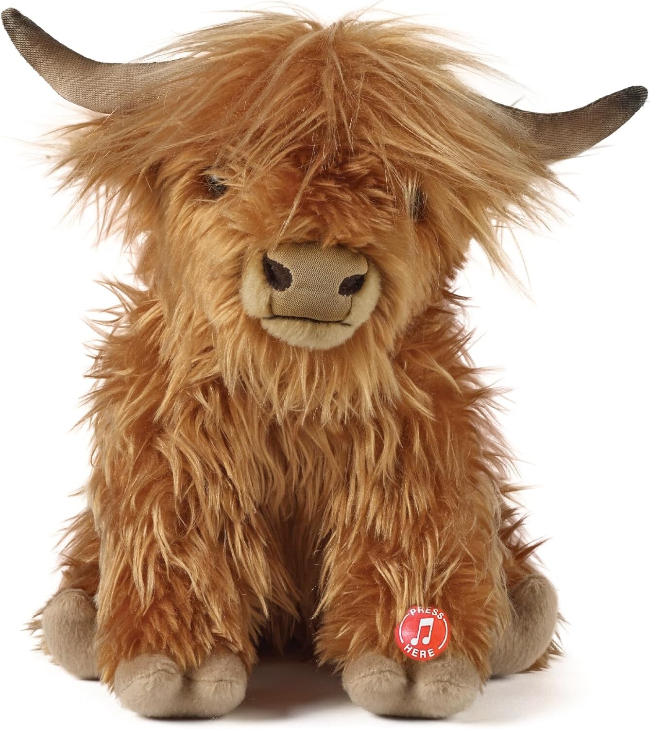 Living Nature Highland Kuh braun 20cm - ohne Sound