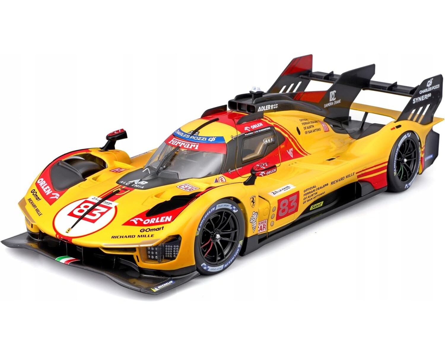 18-16313 Ferrari 499P LMH #83 Modellauto 1:18 Le Mans 2024 Sammlermodell
