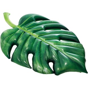 INTEX 58782EU Luftmatratze Palm Leaf 213x142cm Pool Matte Aufblasbar Tropisch Grün 