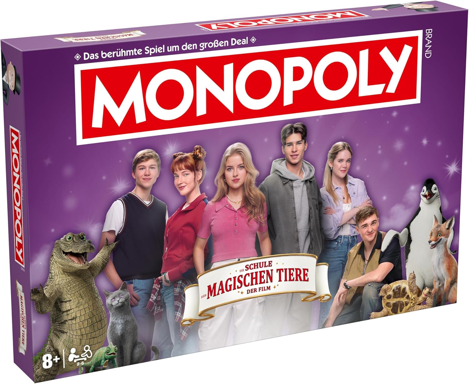 Monopoly Schule der magischen Tiere Brettspiel Deutsch 8+ Gesellschaftsspiel 