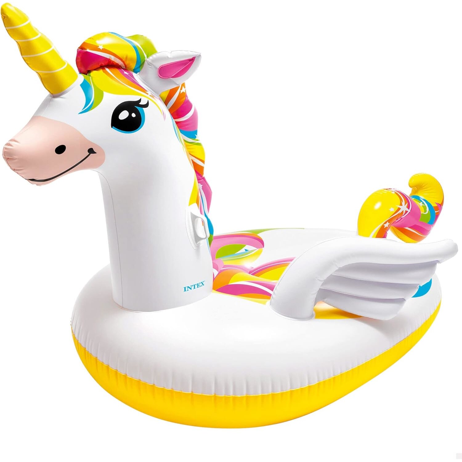 INTEX 57291EU - Mega Unicorn Island XXL Schwimmtier 287x193x165cm Pool Einhorn