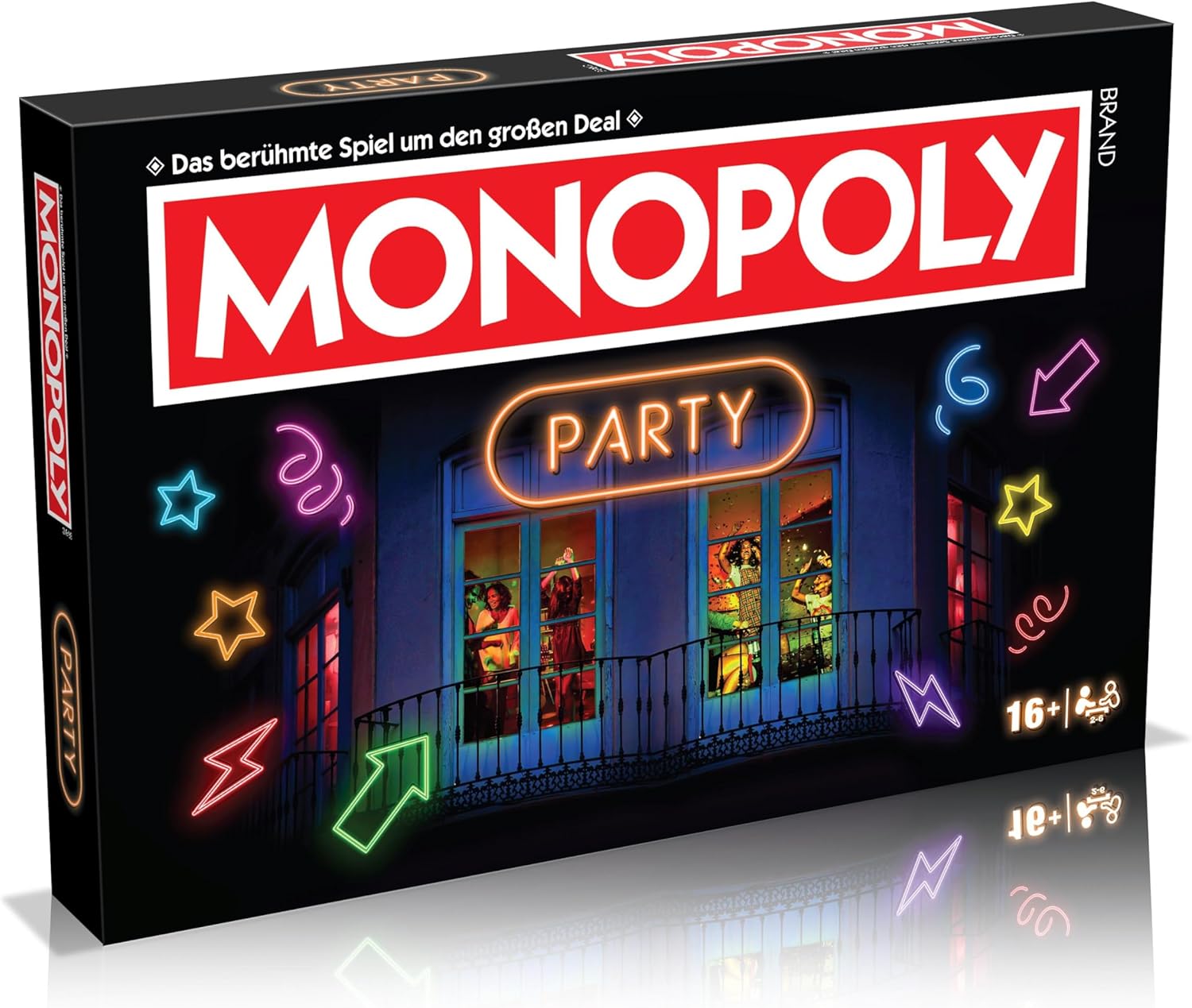 Monopoly Party - Brettspiel f&uuml;r 2-6 Spieler ab 16 Jahren deutsche Edition 