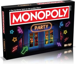 Monopoly Party - Brettspiel für 2-6 Spieler ab 16 Jahren deutsche Edition 