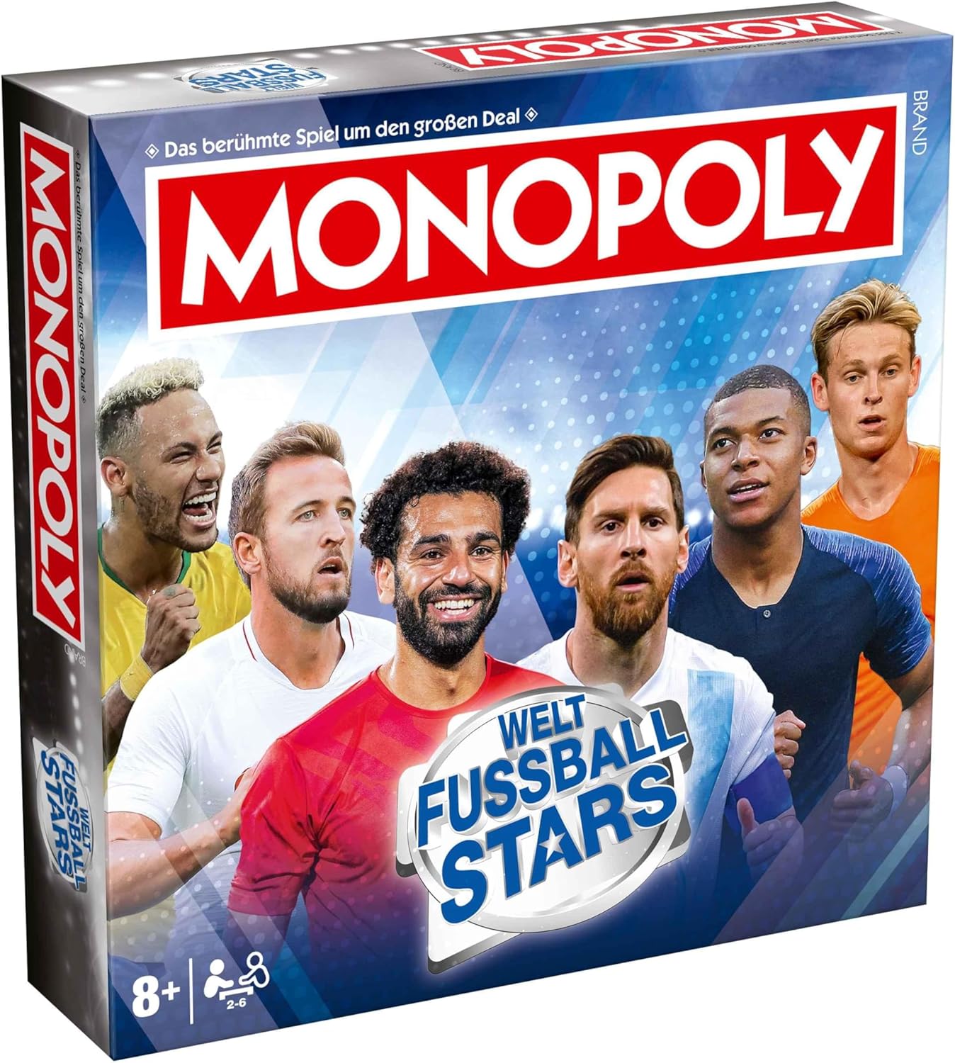 Winning Moves Monopoly Weltfu&szlig;ball Stars Brettspiel ab 8 Jahren Deutsch 