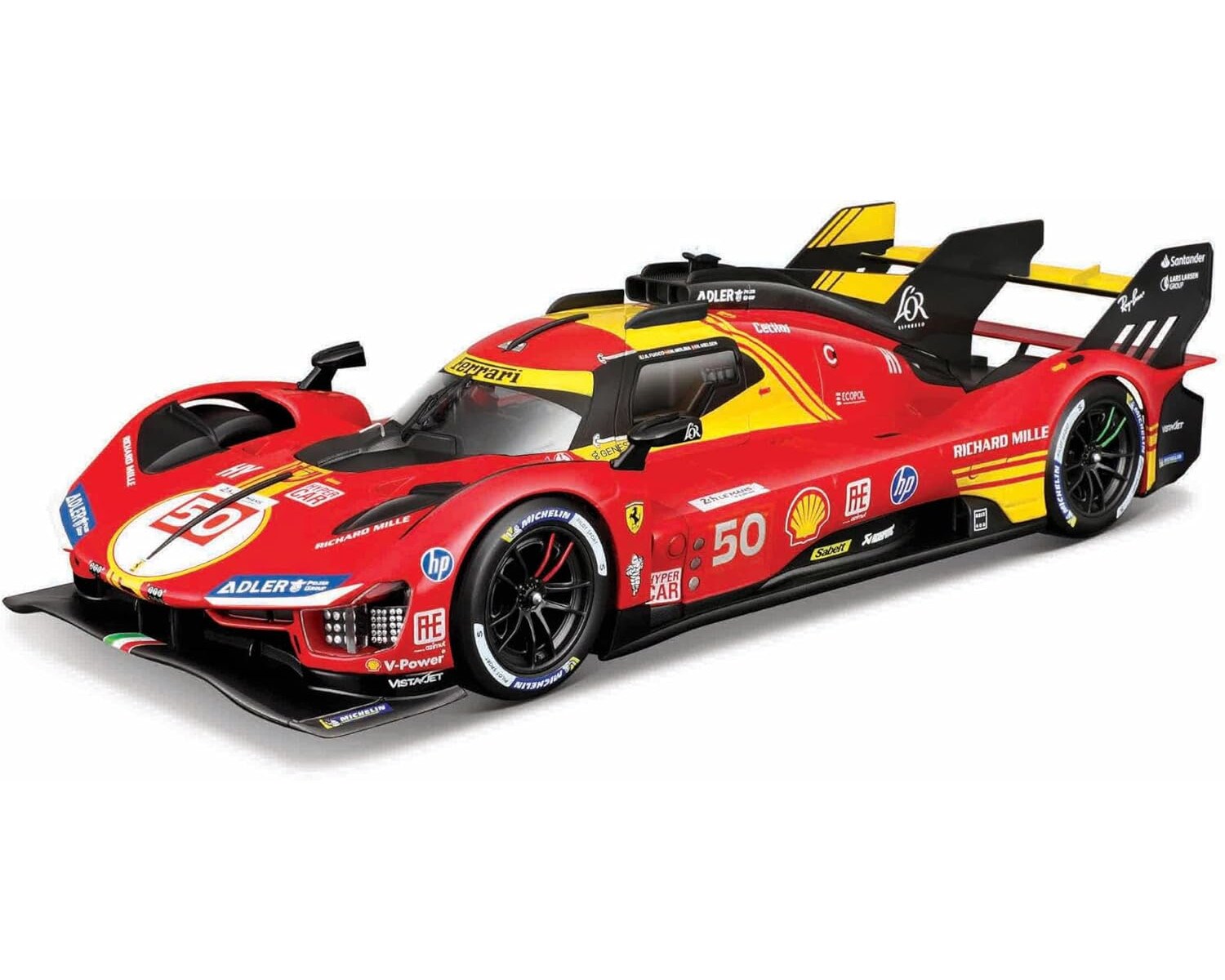 Bburago 18-16303 - Modellauto - Ferrari 499P LMH #50 '24 (Ma&szlig;stab 1:18) Sammler Auto Motorsport 