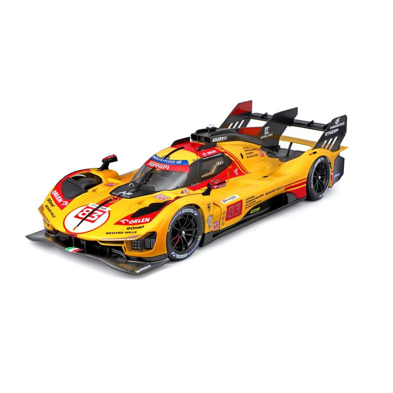 18-36322P3 - Modellauto - Ferrari 499P LMH #83 '24 (Maßstab 1:43) Sammler Auto Rennauto