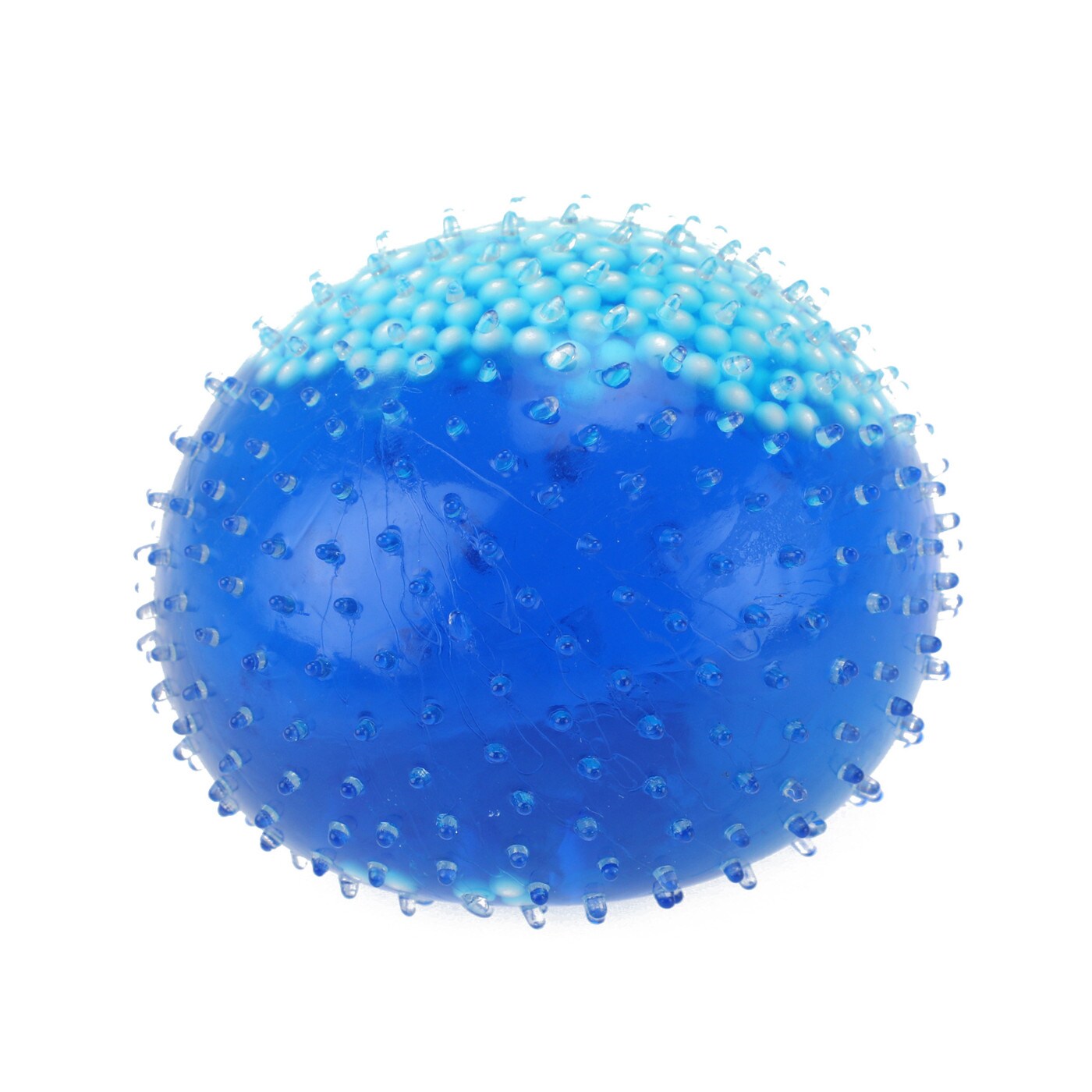 Toi-Toys Quetsch-Ball 7 cm &ndash; Anti-Stressball mit Noppen, interaktives Spielzeugball f&uuml;r Kinder ab 3 Jahren blau 