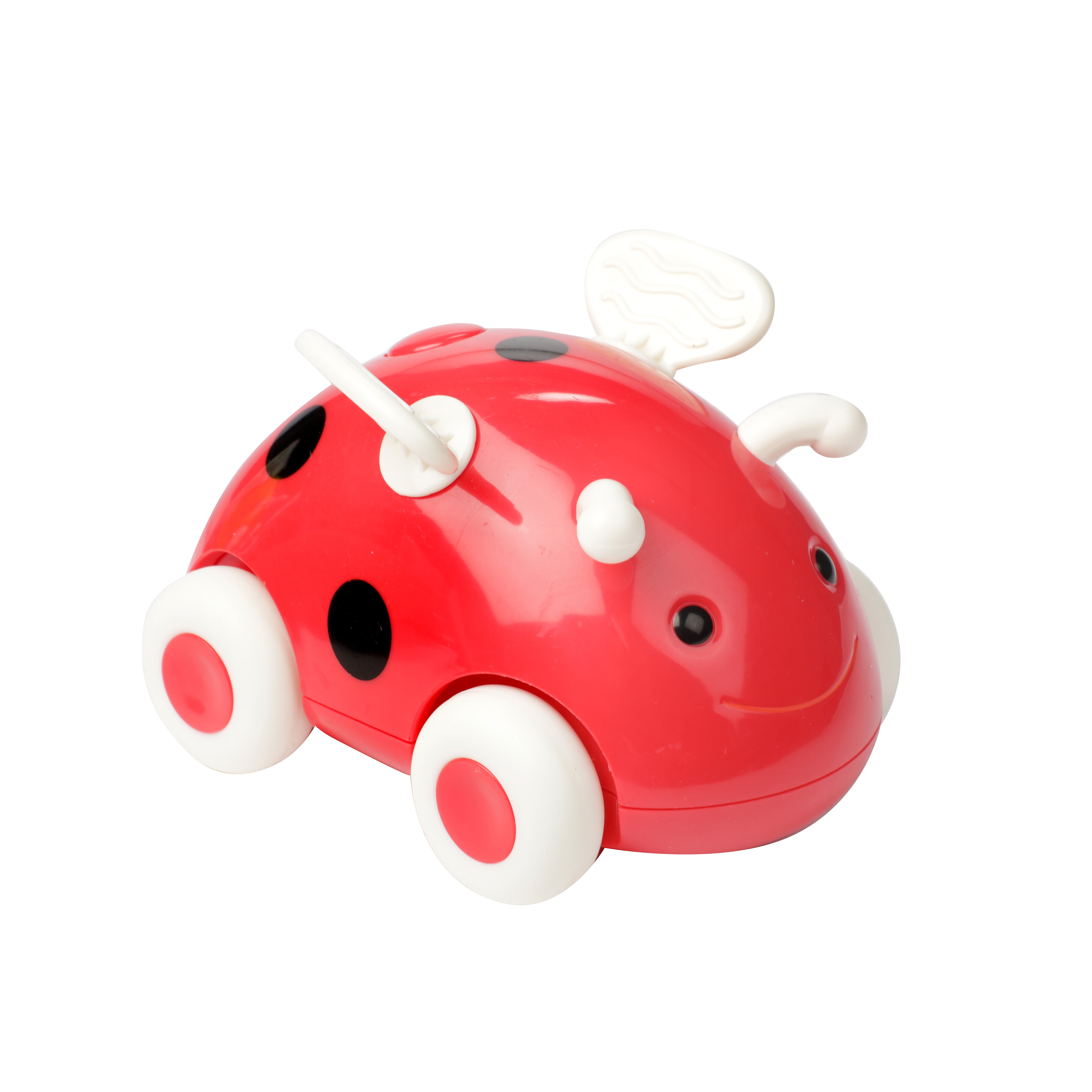 Toi-Toys - LITTLE STARS Baby Insektenauto &ndash; Friktion, Licht & Sound, 6+ Monate Marienk&auml;fer 