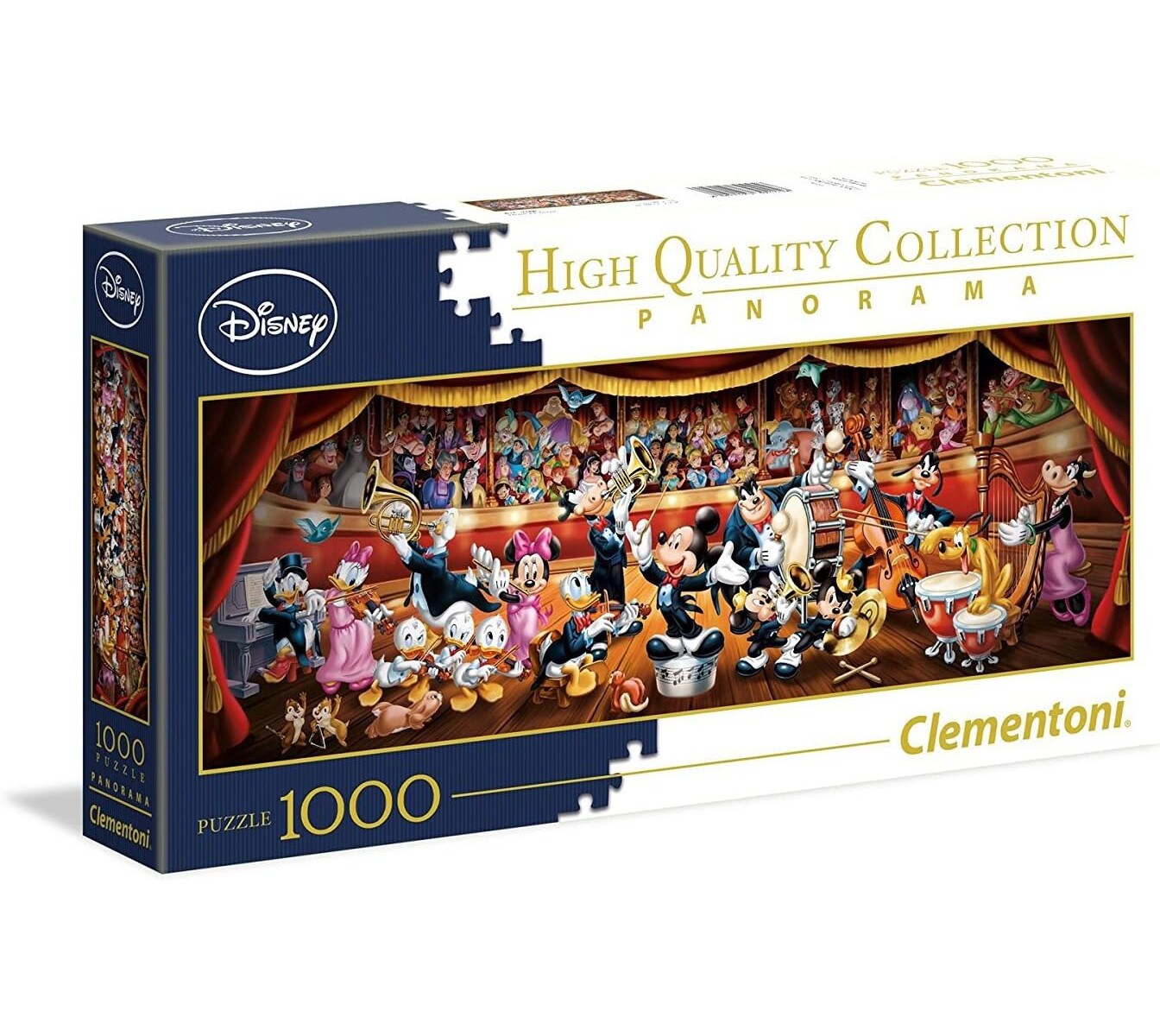 Clementoni Panorama Puzzle Disney Orchester 1000 Teile Kinder Erwachsene Puzzlespa&szlig; Kreativ 