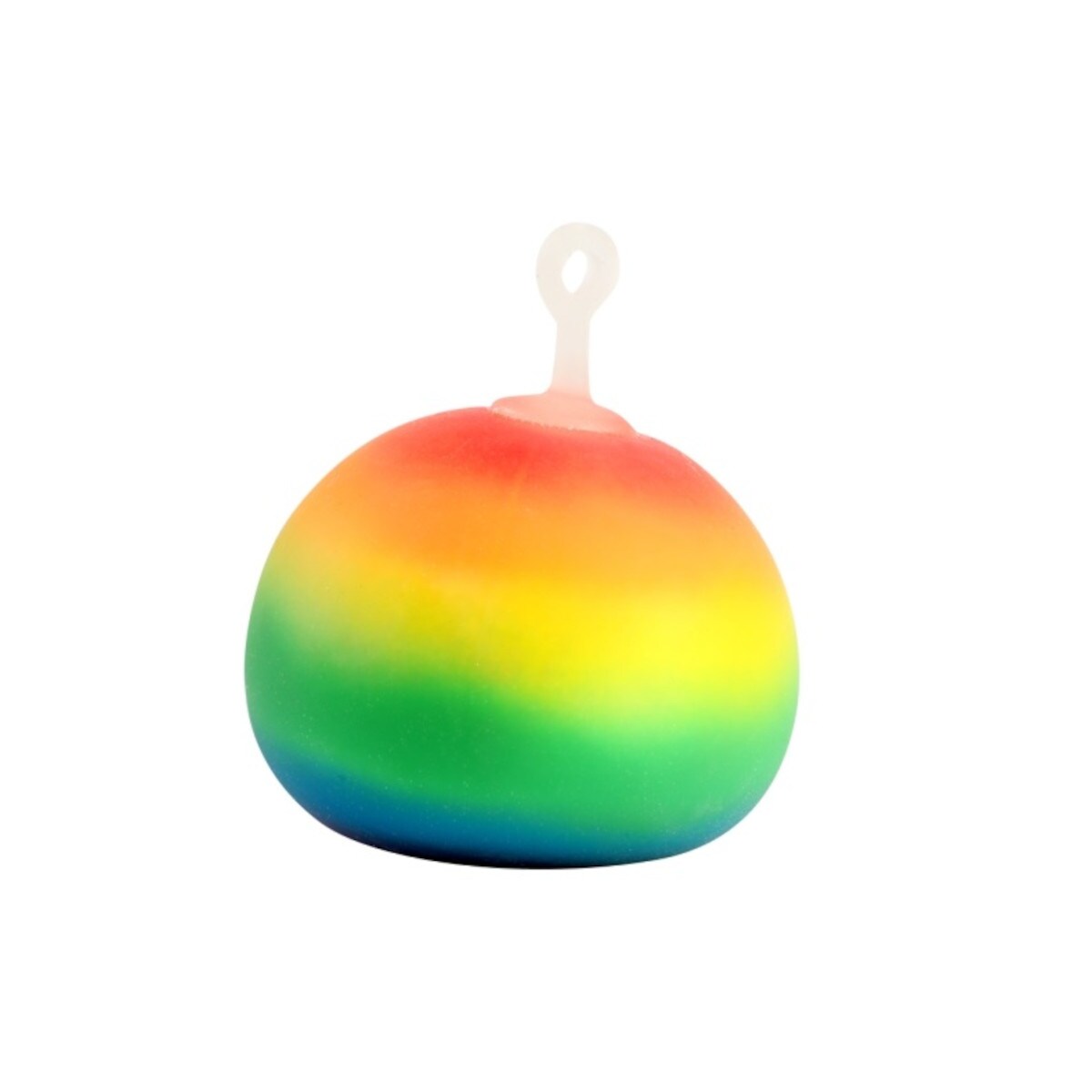 Toi-Toys Anti-Stress Ball Pufferball Squeeze Regenbogenfarben bunt Kinder Erwachsene Stressabbau orange 