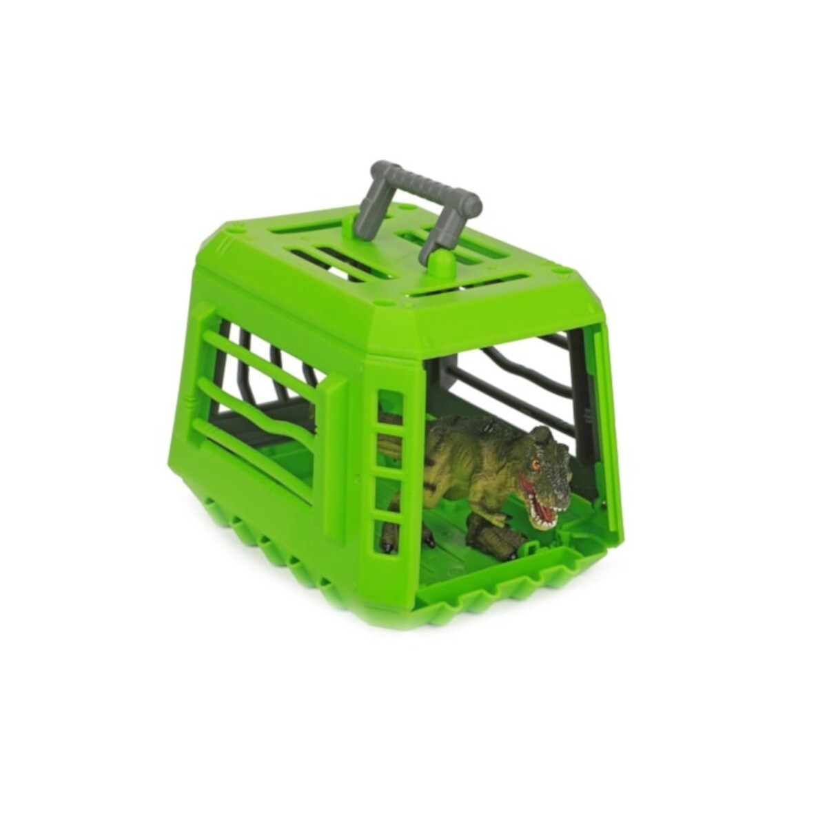 Toi-Toys 37540Z WORLD OF DINOSAURS &ndash; Dinosaurier im K&auml;fig - Tragekoffer mit Figur &ndash; Dino Spielzeug Tyrannosaurus 