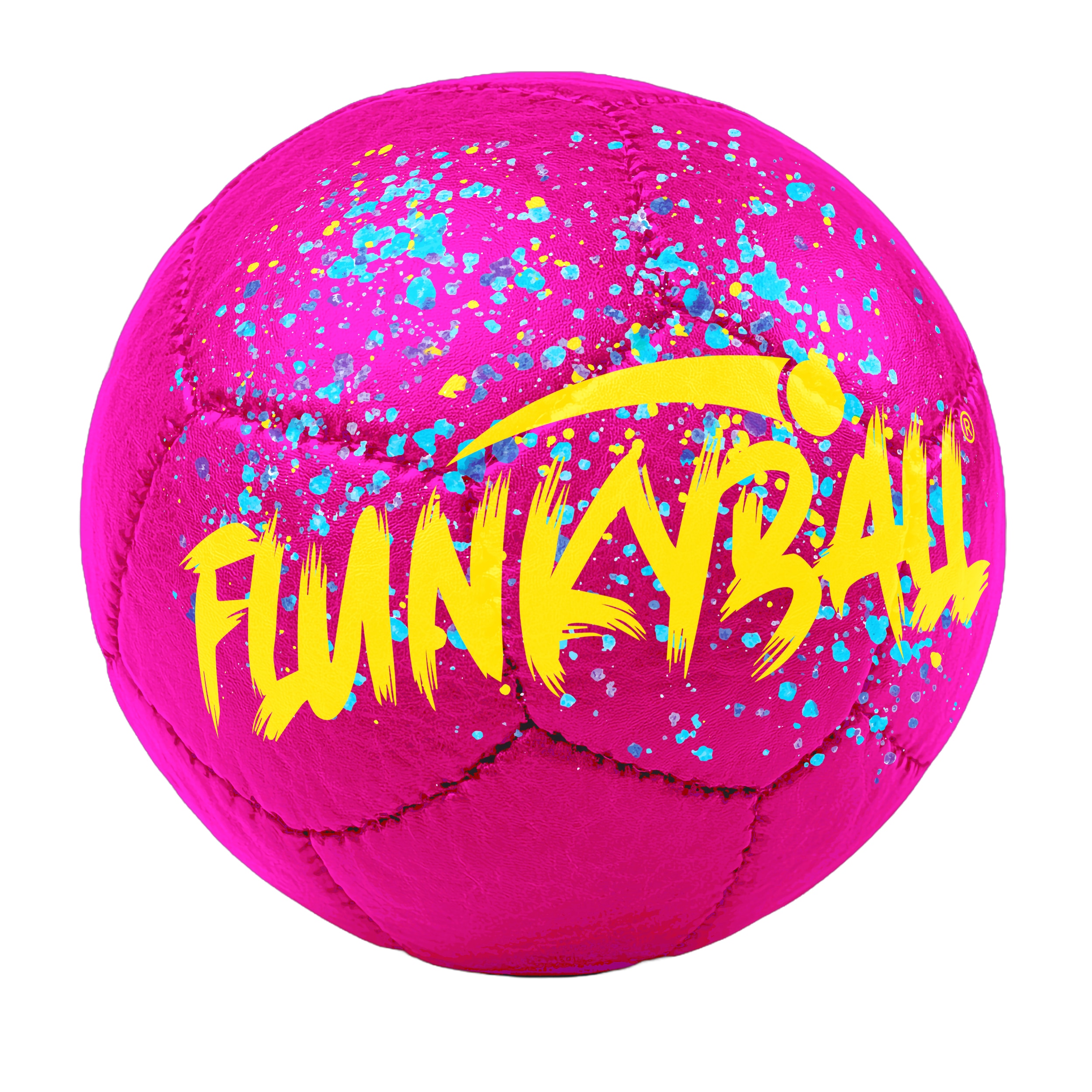 Flunkyball Ball 15cm pink gelb Outdoor Spielball Freizeit Spiel Zubeh&ouml;r Festival 
