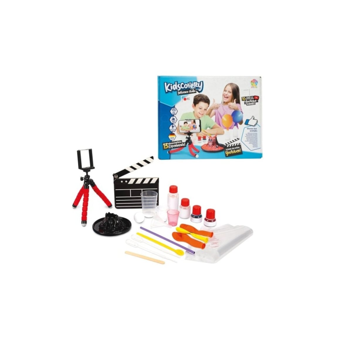 Toi-Toys KIDSCOVERY Experiment Influence Studio Set XL Kinder Kreativset Wissenschaft 