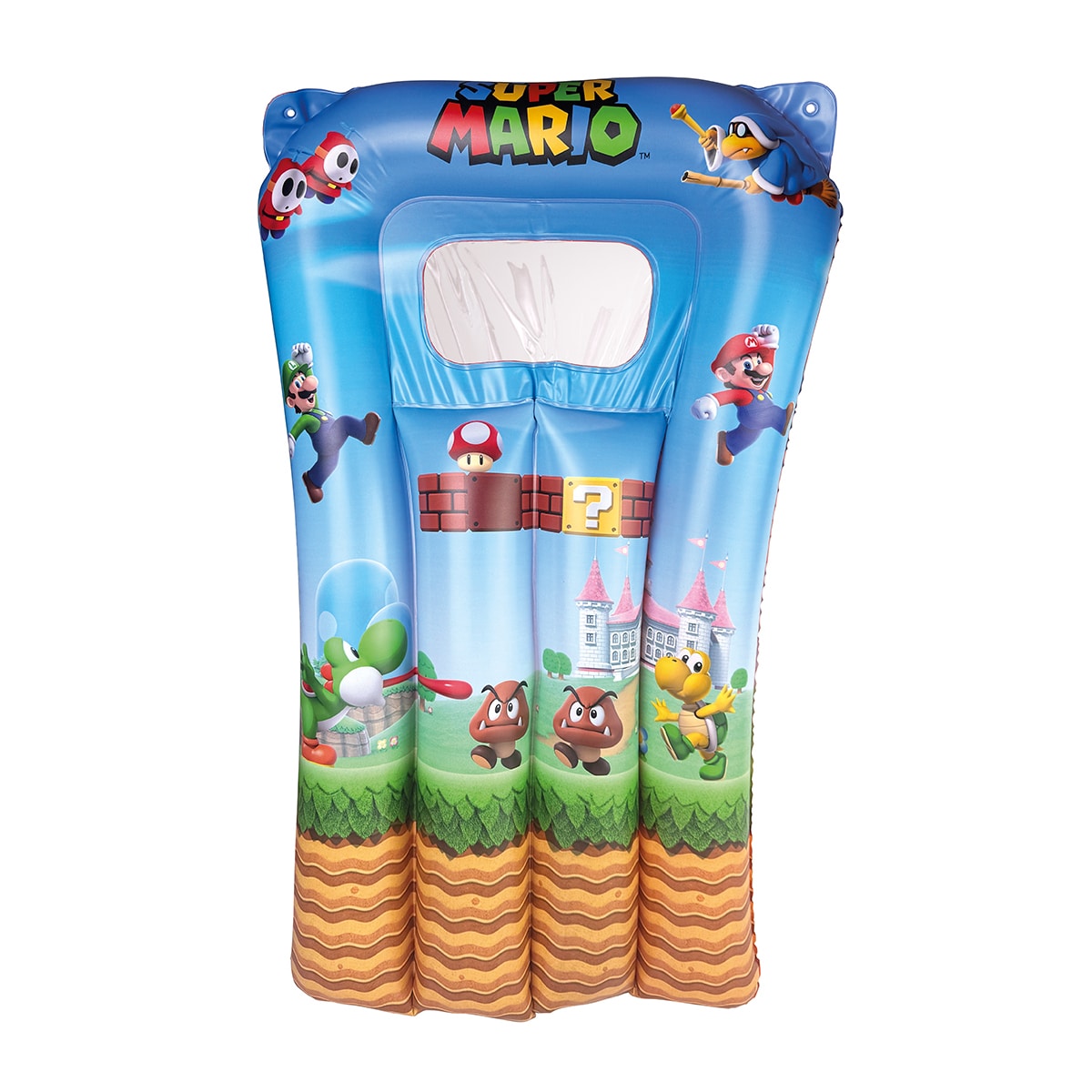 Super Mario Luftmatratze Happy People 16189 Kindermatratze Pool Strand Schwimmen Sichtfenster 