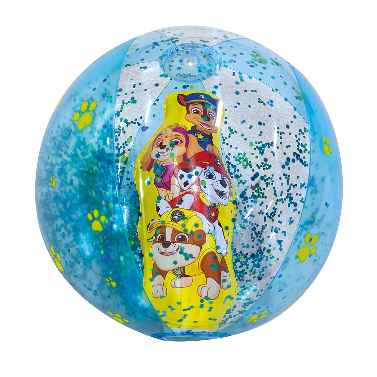 Paw Patrol Strandball Glitzerball Kinder Wasserball 29cm Poolball Ball Kinder 
