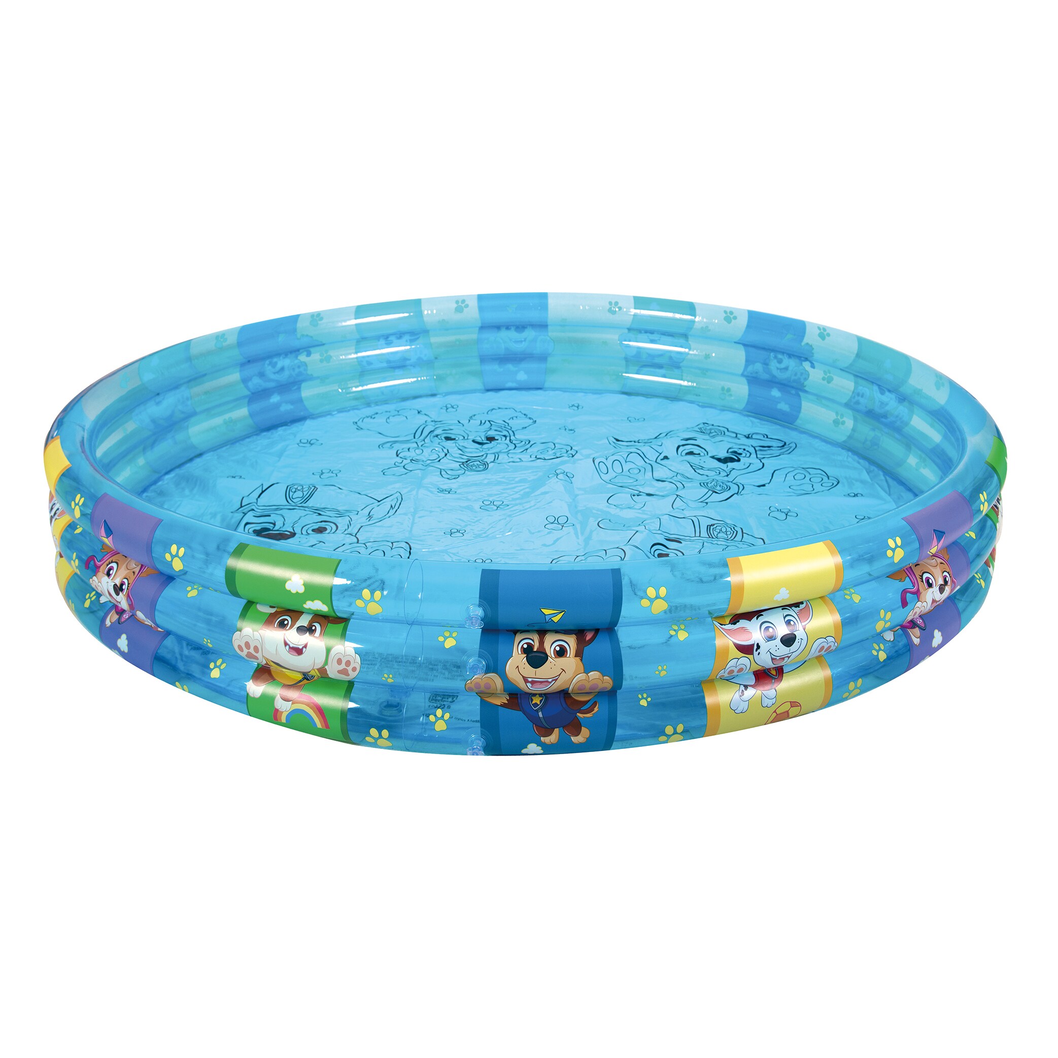 Happy People 16322 - Planschbecken - Paw Patrol 3-Ring-Pool (150x25 cm) 