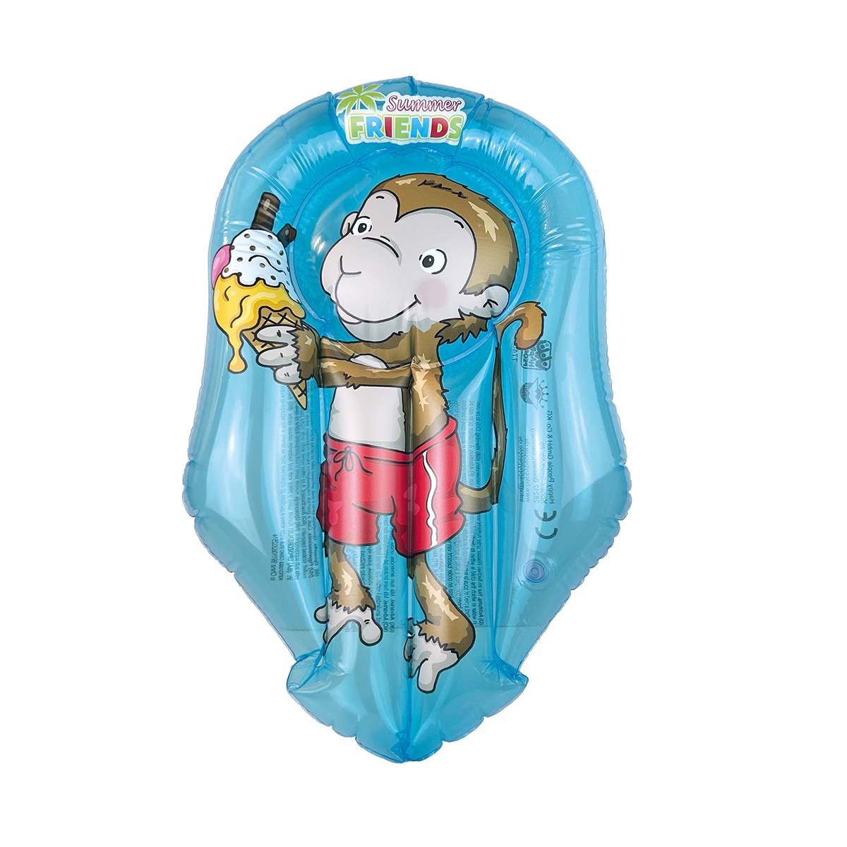 Happy People 77464 - Luftmatratze -  SummerFriends (65x40cm) Kinderluftmatratze Badespa&szlig; 
