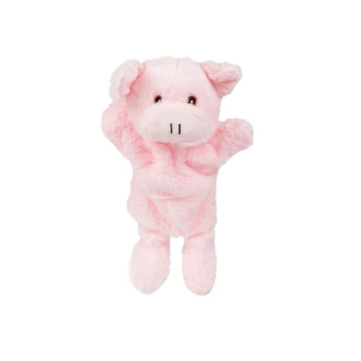 Toi-Toys PLUSH Handpuppe Pl&uuml;sch-Tier Kuscheltier Kinder Spielzeug Rollenspiel Puppenspiel Schwein 