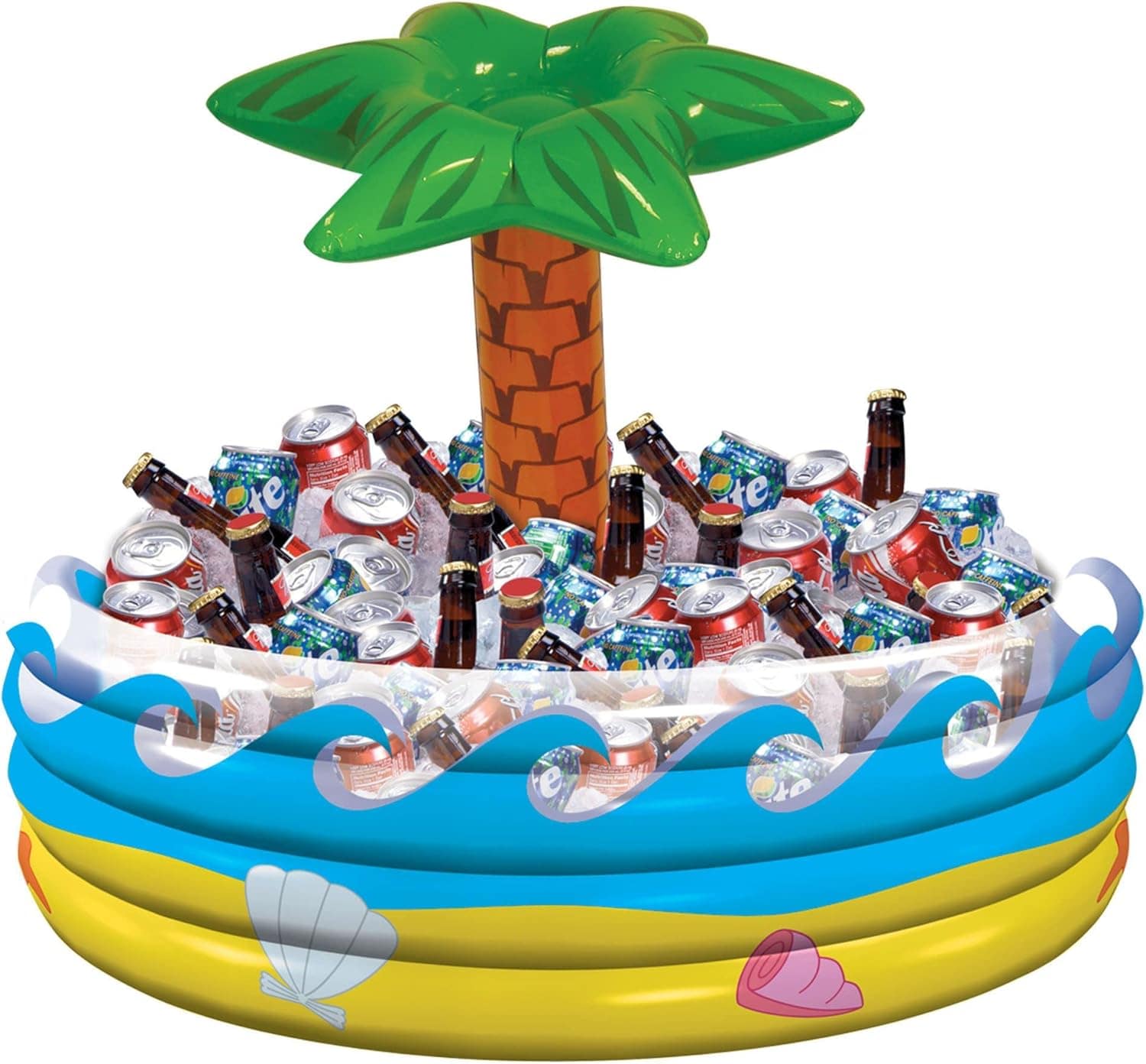 riethm&uuml;ller Aufblasbarer Getr&auml;nkek&uuml;hler Palme Party Sommer Pool Tropical Bar Zubeh&ouml;r 