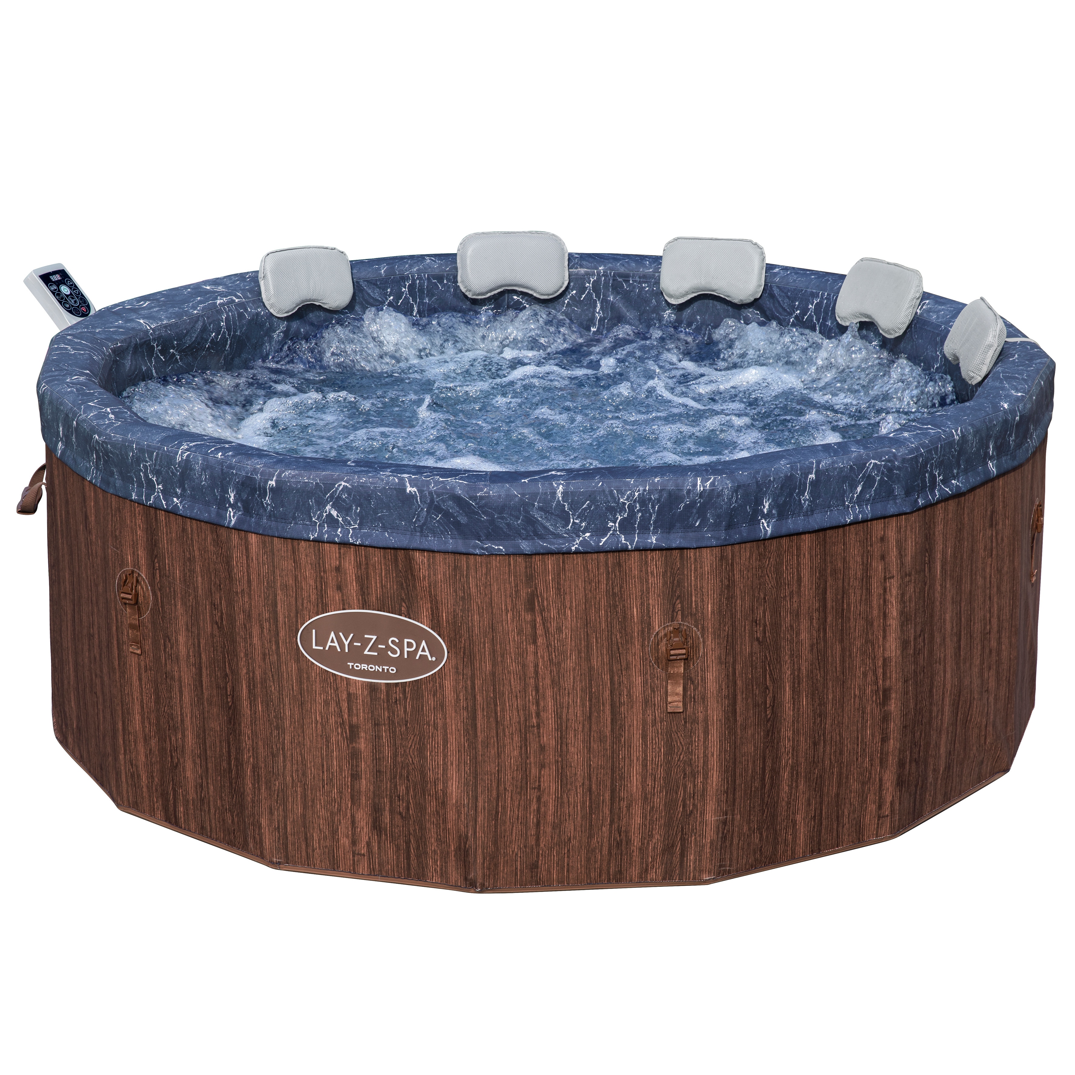 Bestway Whirlpool LAY-Z-SPA Toronto AirJet  mit App Steuerung f&uuml;r 7 Personen 6001W 