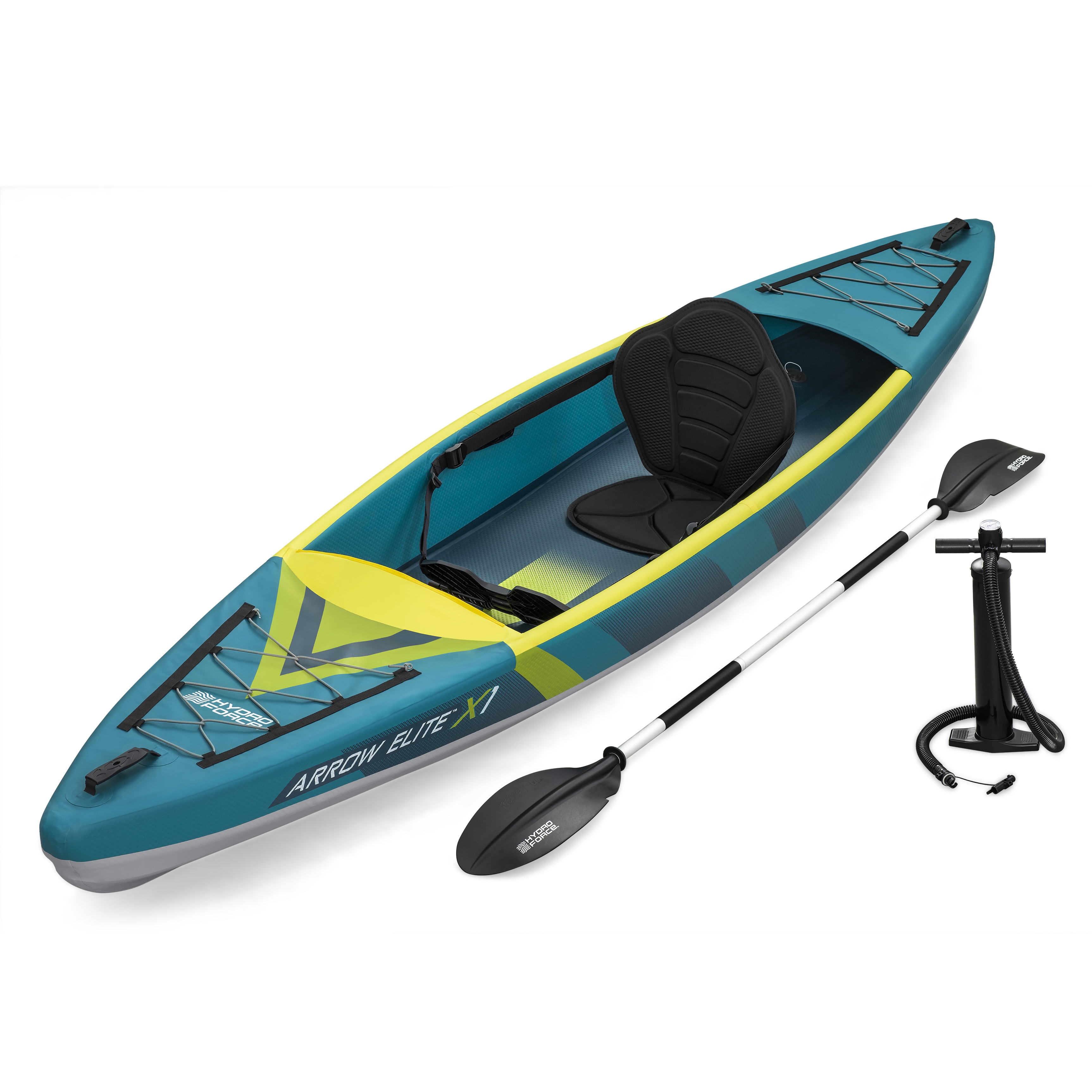 Bestway Hydro Force Arrow Elite X1 Touring Kajak Set 365 cm Kayak mit Zubeh&ouml;r 