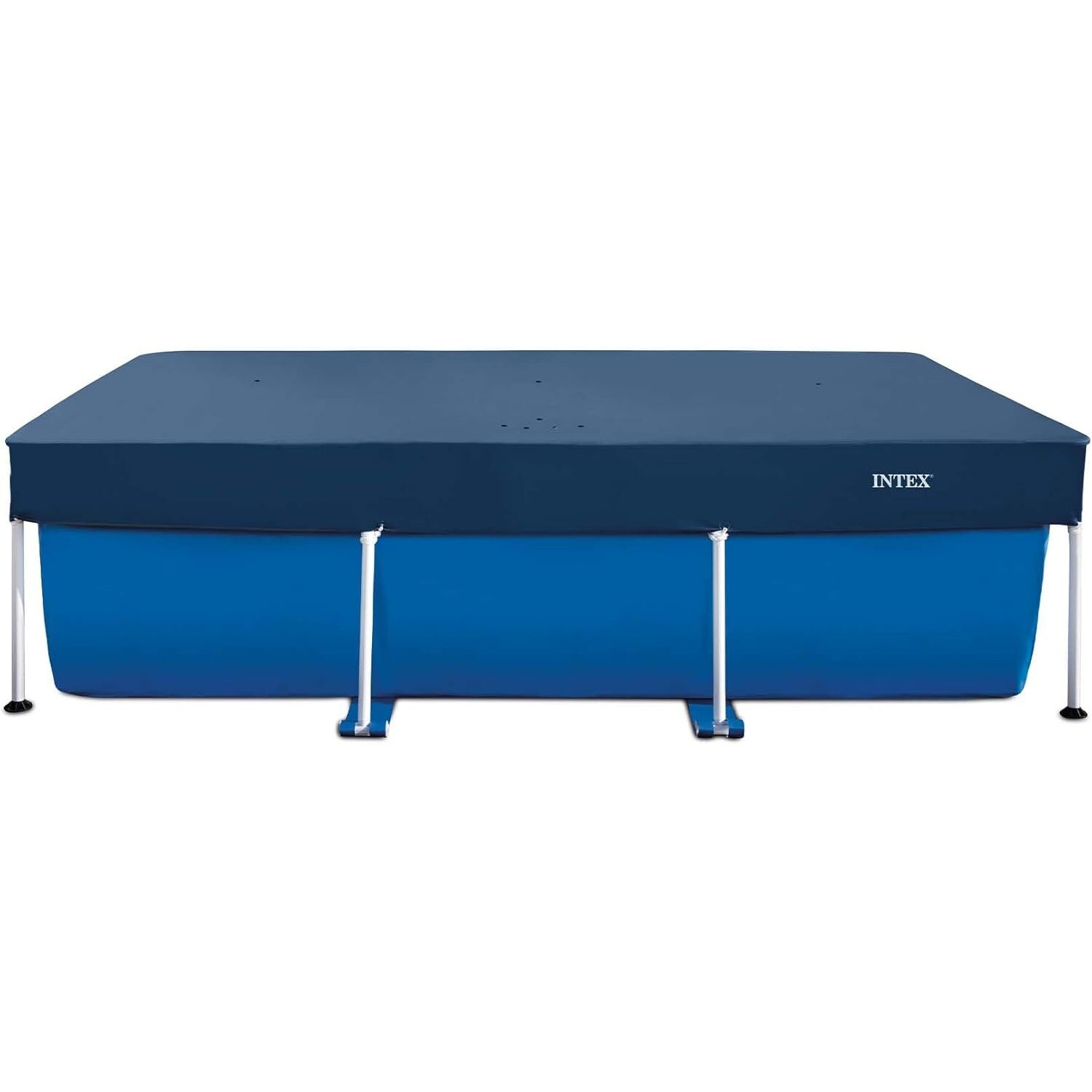 INTEX 28078 Pool Abdeckplane Deluxe rechteckig 300x200cm Schutzplane Poolabdeckung
