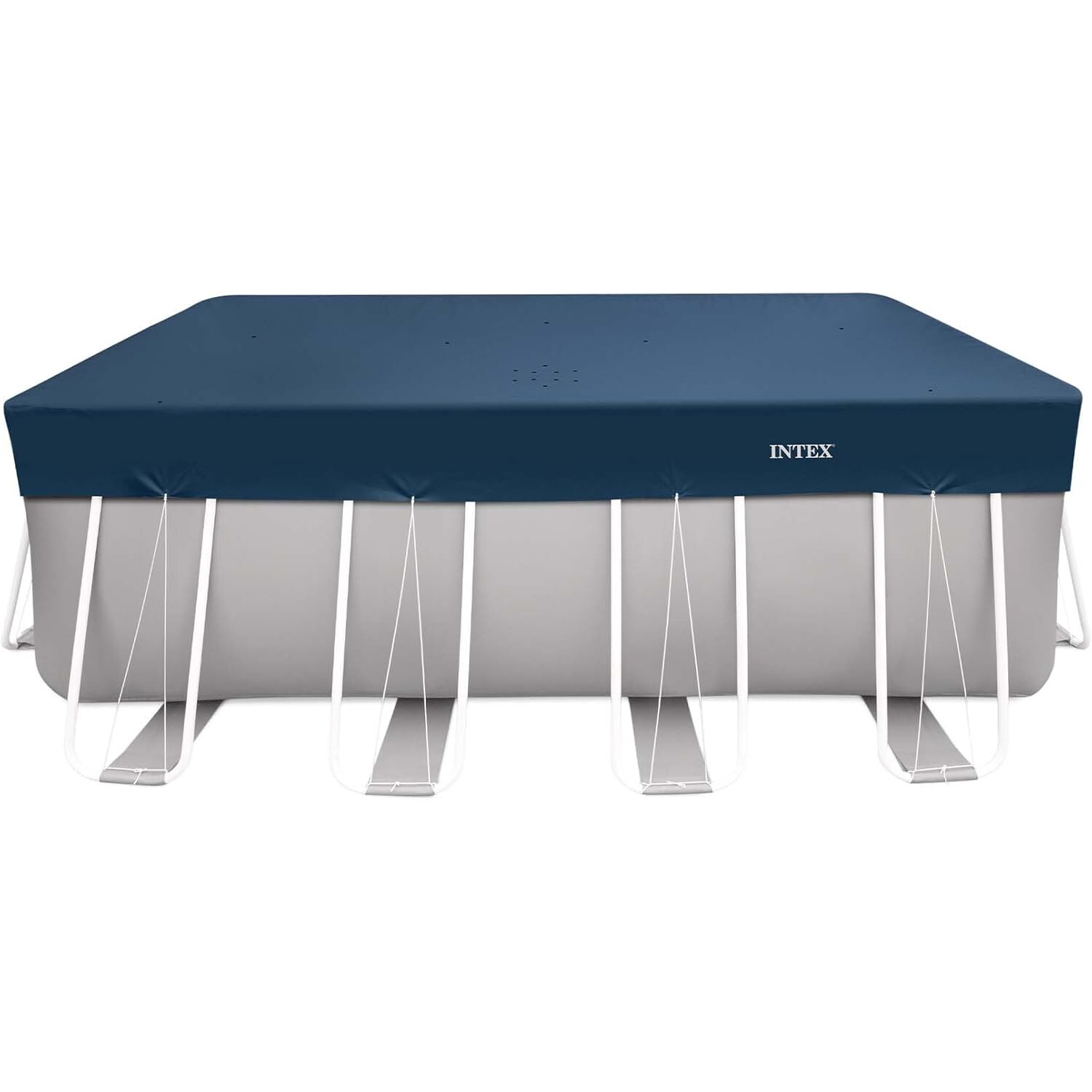 INTEX Pool Abdeckplane 400x200cm rechteckig Deluxe mit 20cm Überhang 28079