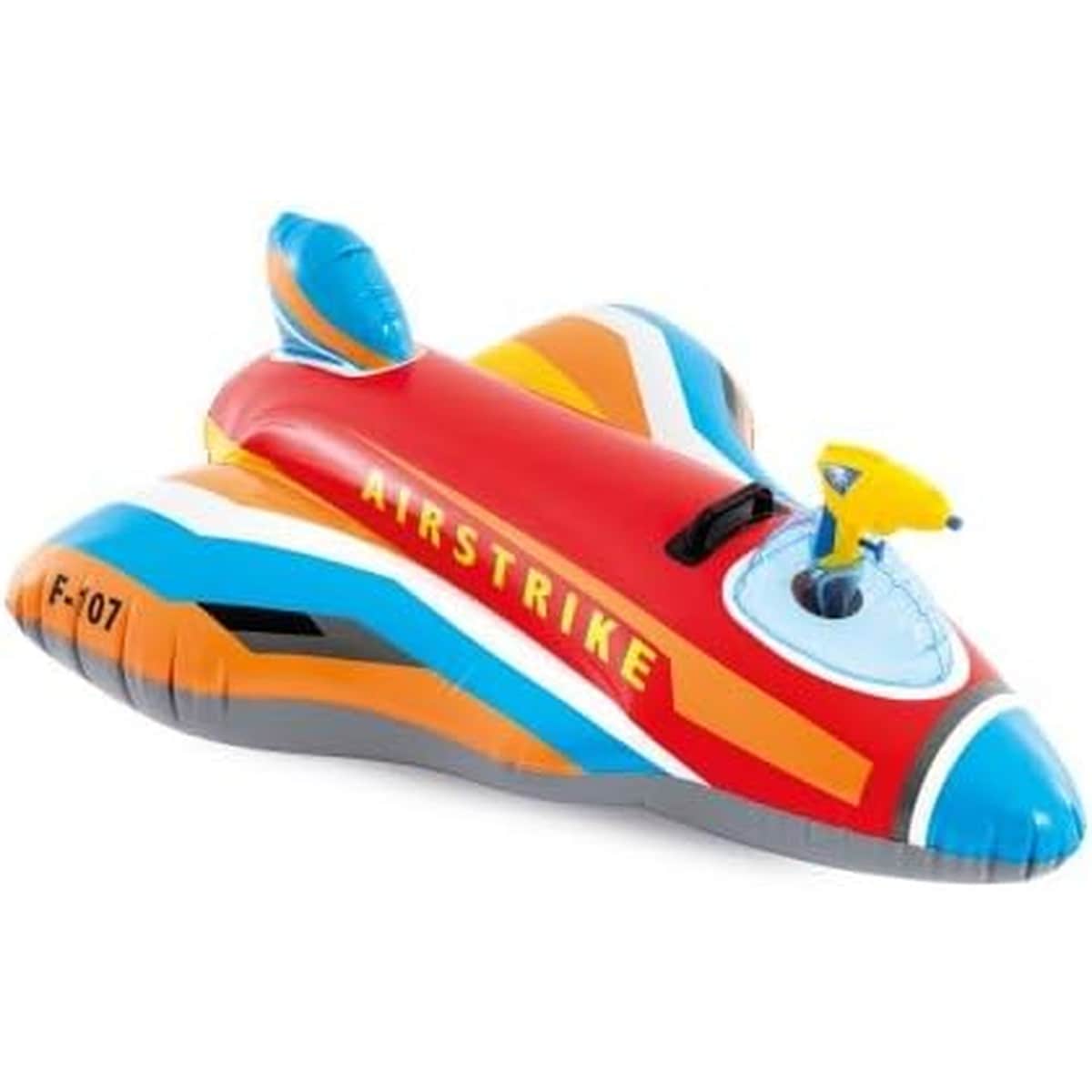 INTEX 57531NP Ride-On Jet Fighter Wasserspielzeug mit Wasserspritzer 117x104cm rot 