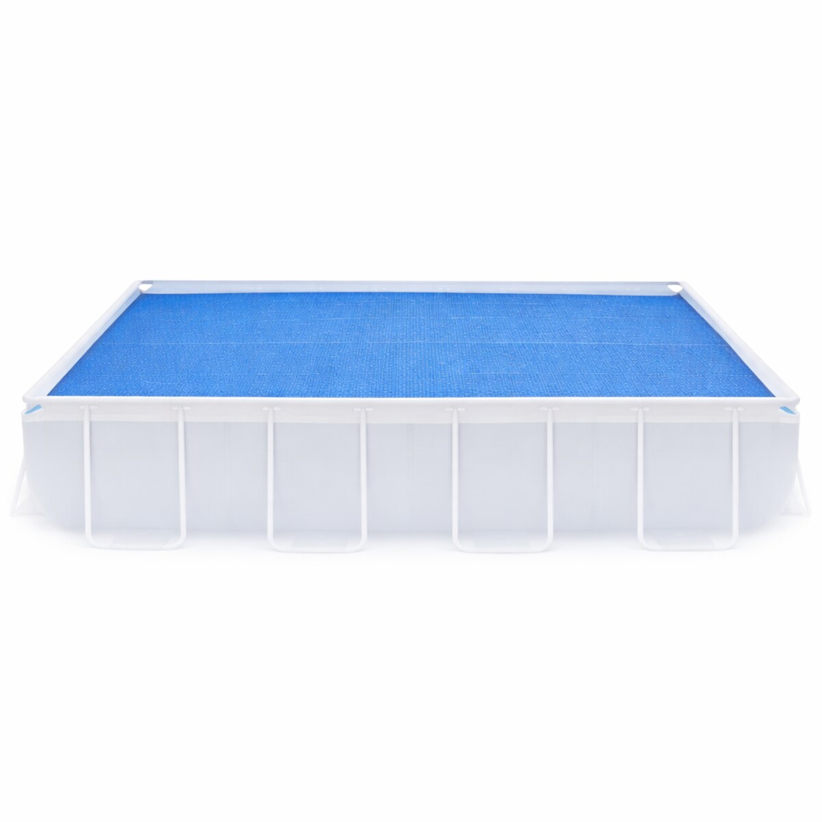 Happy People Solarplane Rechteckig Framepool Stahlrahmenpool 400 x 207cm Pool Solar Abdeckung 