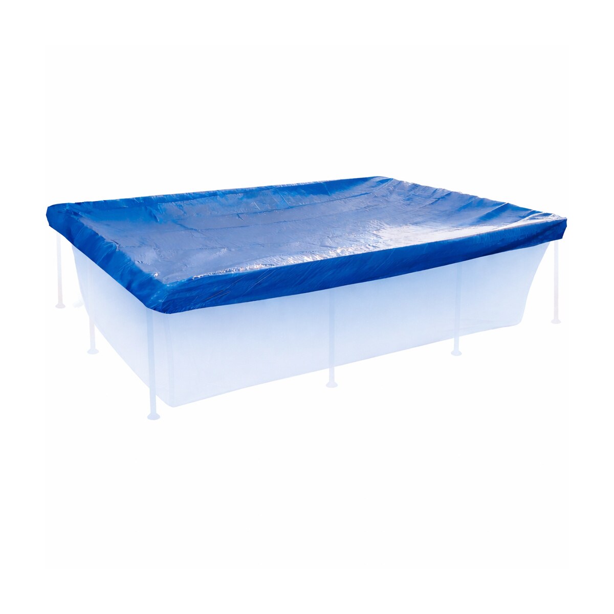 Happy People Poolabdeckung f&uuml;r Stahlrahmenpool 430x230cm Schutzplane Poolplane 