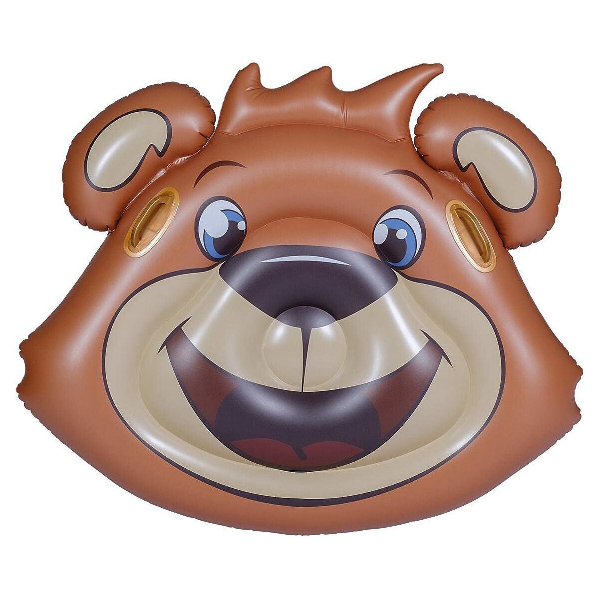 FC Bayern Berni Floater 113x97cm Badeinsel mit Griffen Pool Luftmatratze Kinder 