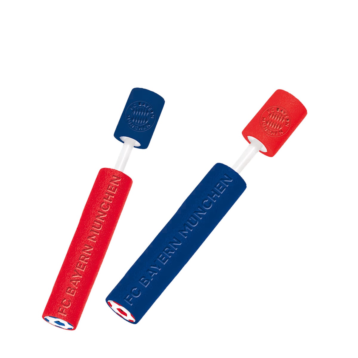 FC Bayern Wasserpistole Wasserspritzen 2er Set Foam Shooter 26cm 6m Reichweite 