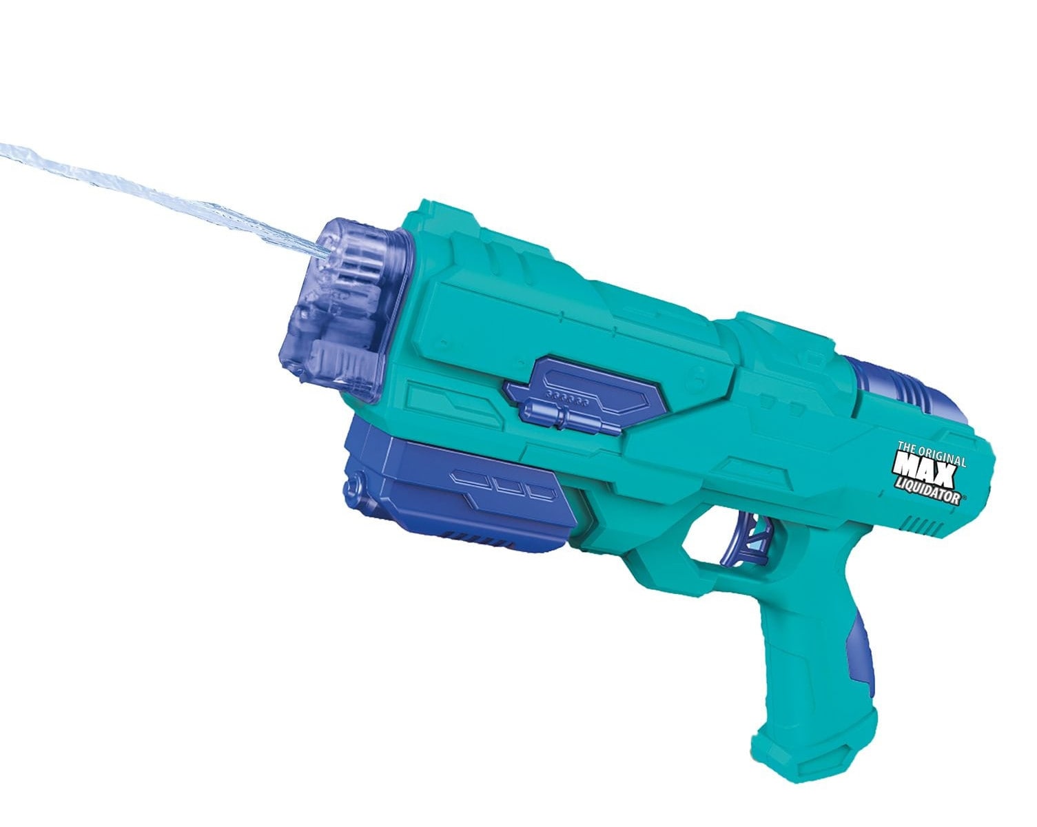 Wasserpistole elektrisch Wasserspritze Happy People MAX Liquidator 27,5cm blau 