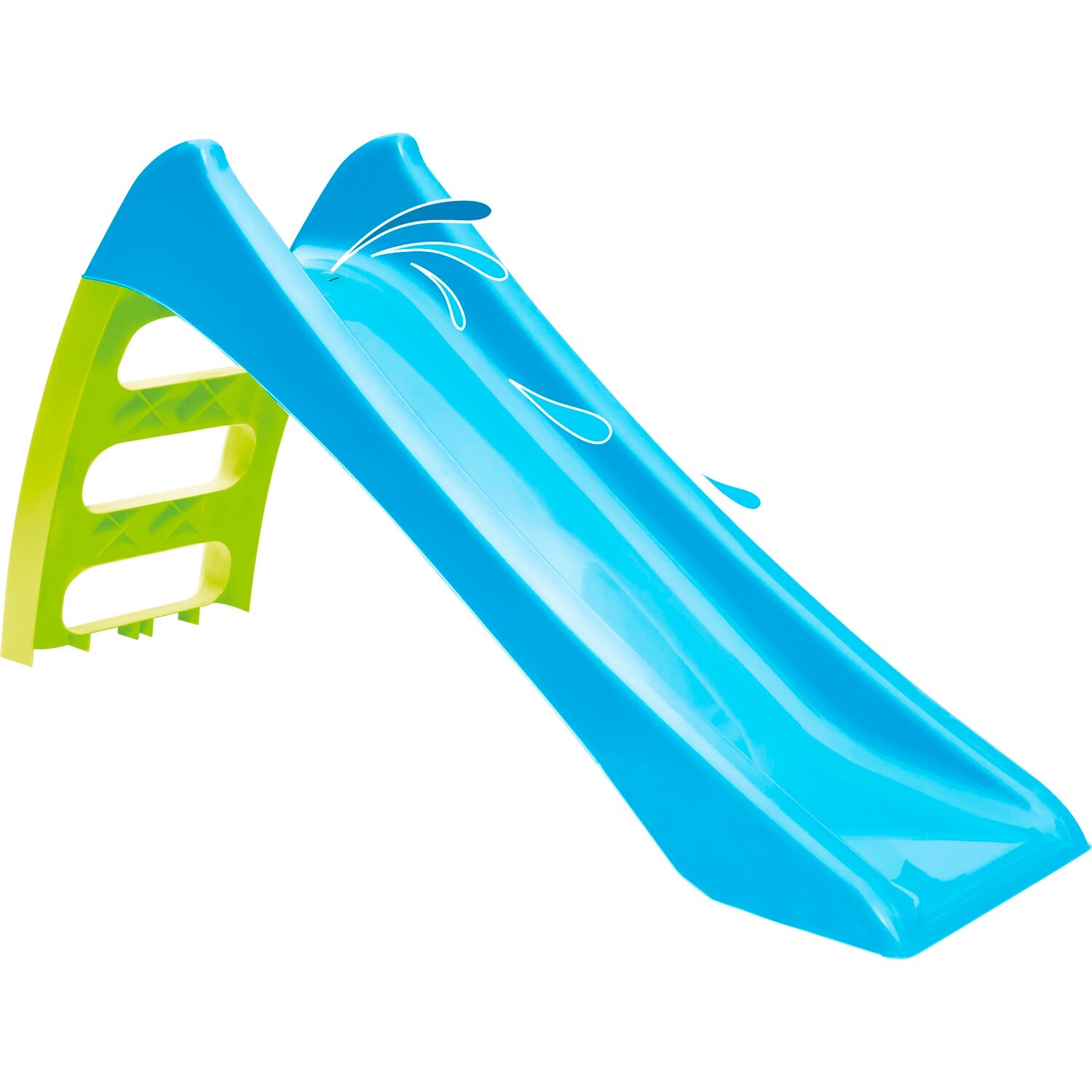 Happy People 74400 - Kinderrutsche (16x62,5x36cm) Gartenrutsche Rutsche Slide freistehend Rutschbahn blau 