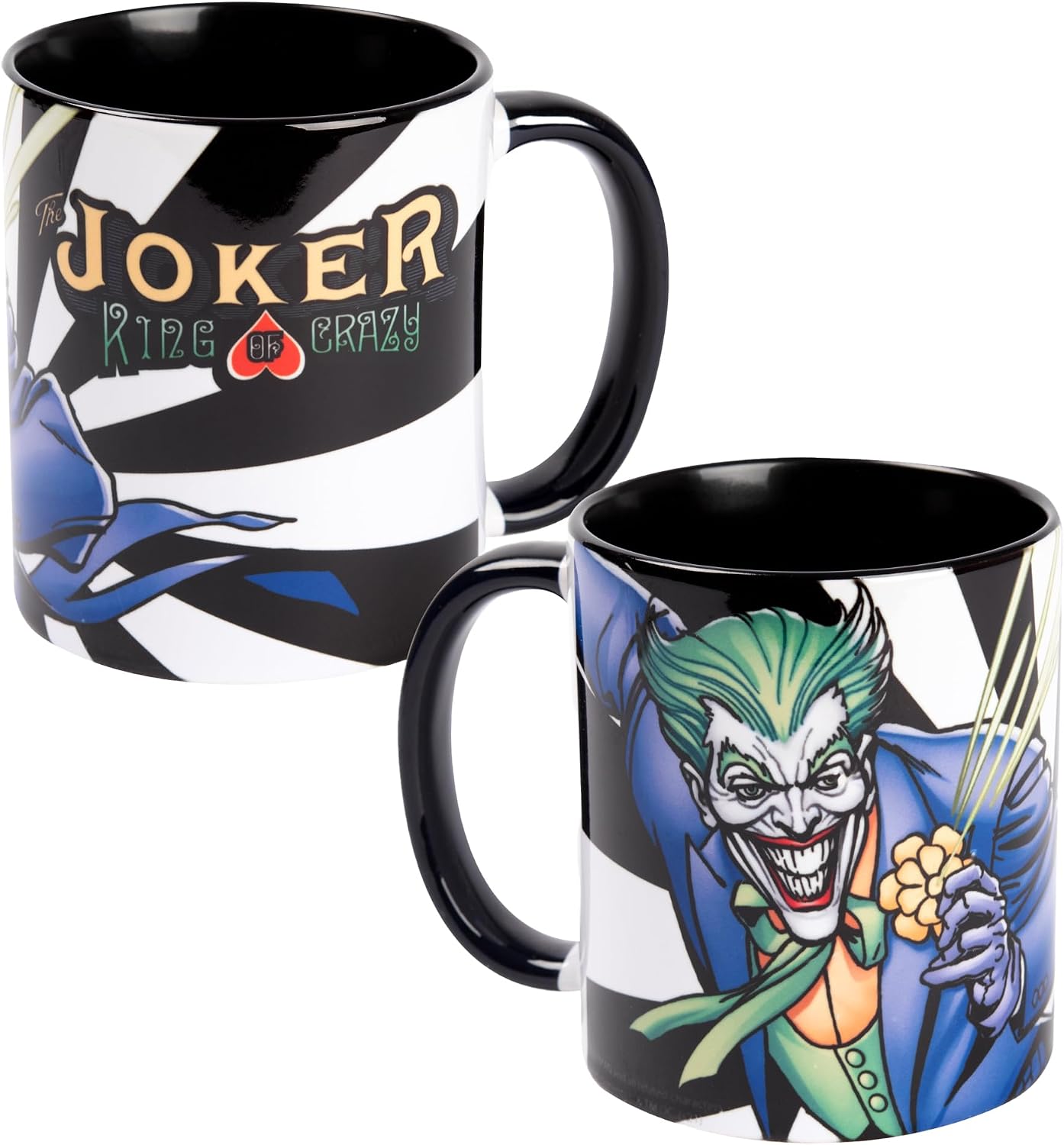 United Labels DC Comics Joker King of Crazy Tasse 320 ml Fanbecher 