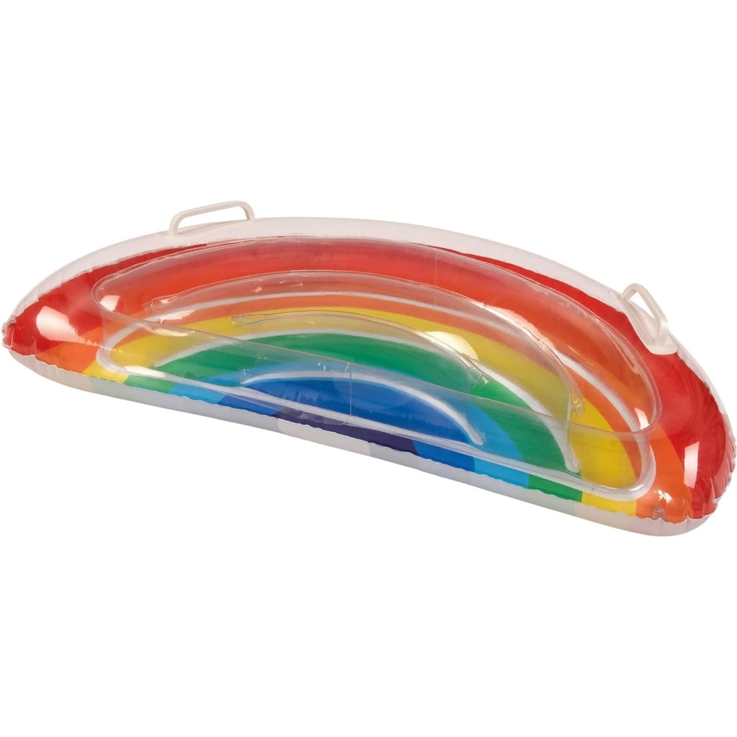 Happy People 77428 Luftmatratze Surf Rainbow 80 x 40 cm mit Griffen 