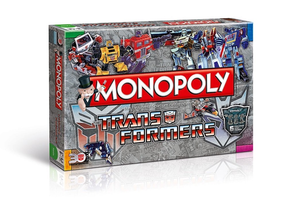 Monopoly Transformers retro Brettspiel Gesellschaftsspiel 