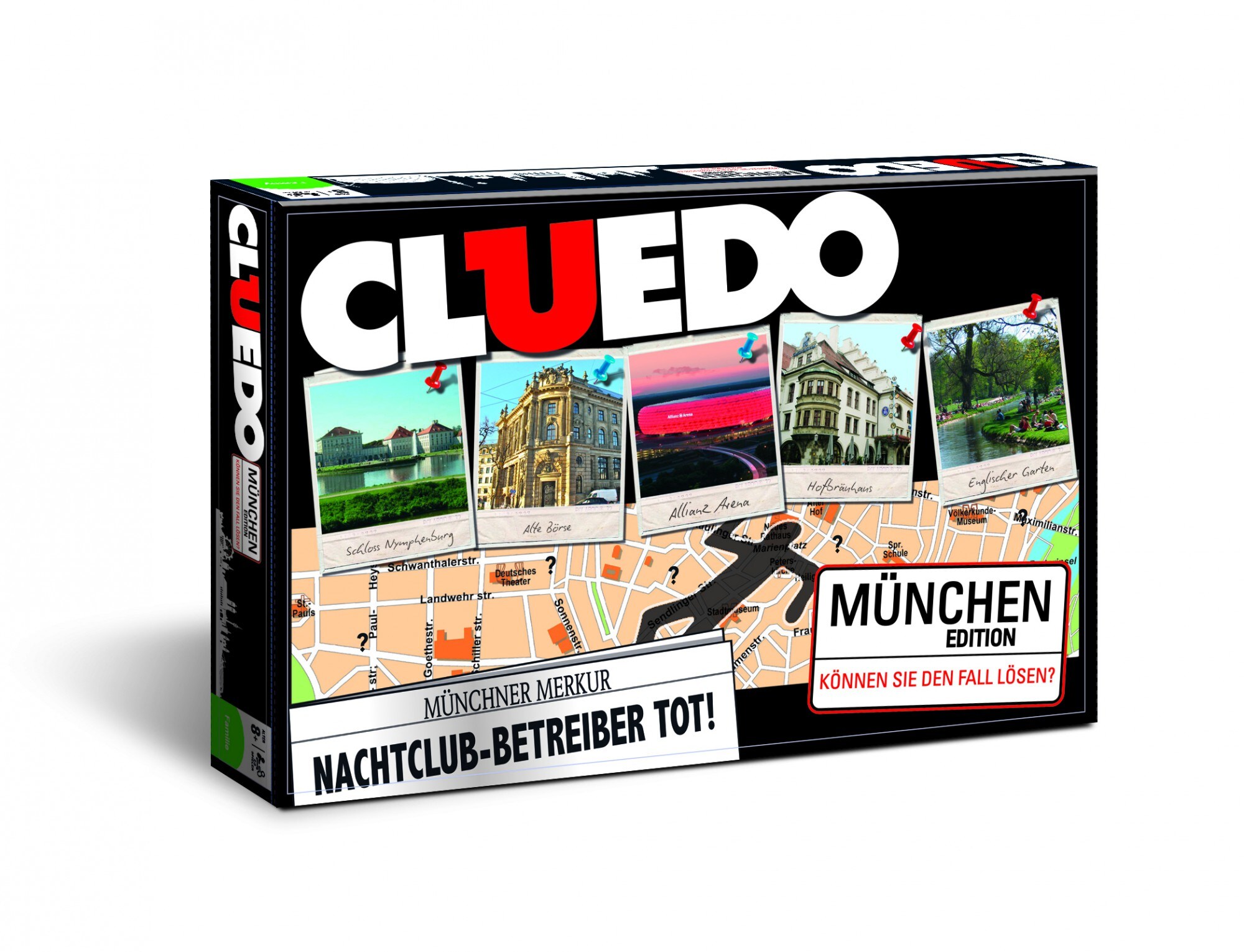 Cluedo M&uuml;nchen Brettspiel Gesellschaftsspiel 