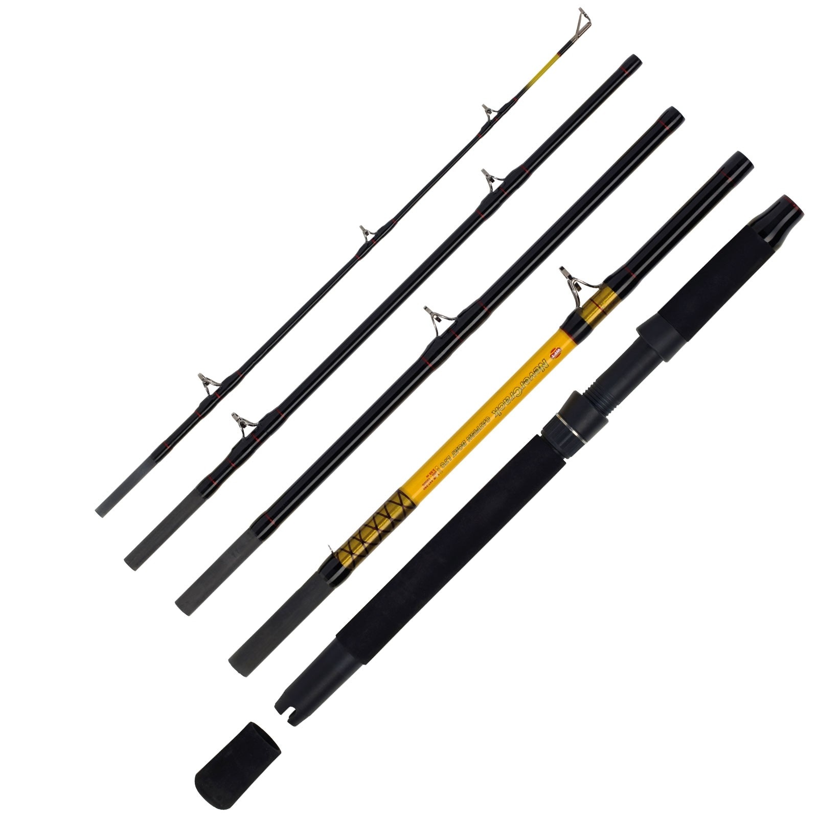 WFT Never Crack Catfish Boat LTC 2,60m 200-1000g 5 Teile Welsrute Reiserute 