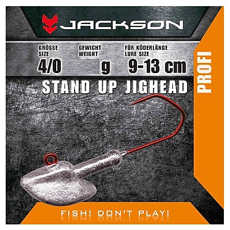 Jackson VMC Jighead Stand Up 4/0 für Köderlänge 9–13 cm 18g 