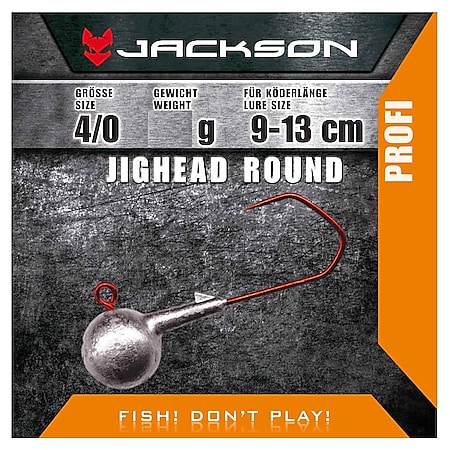 Jackson VMC Jighead Round 4/0 für Köderlänge 9–13 cm 21g Jigkopf Jighaken 