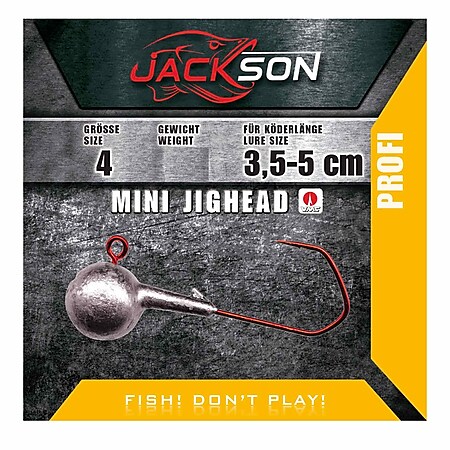 Jackson VMC Mini Jighead Größe 4 3g 5 Stk. Jigkopf Jighaken 