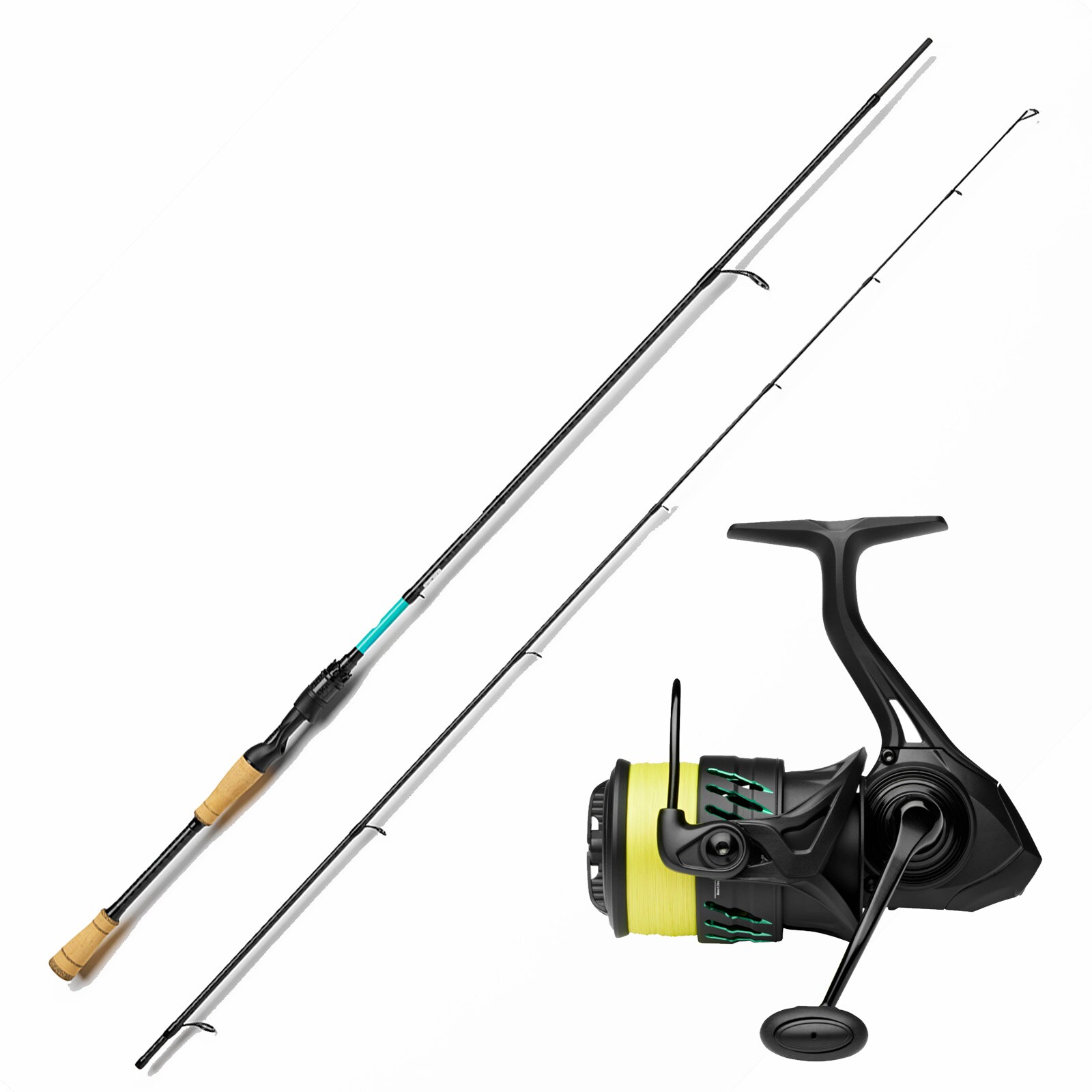 Premium Barsch-Set mit Savage Gear Rolle & FKT-Rute 