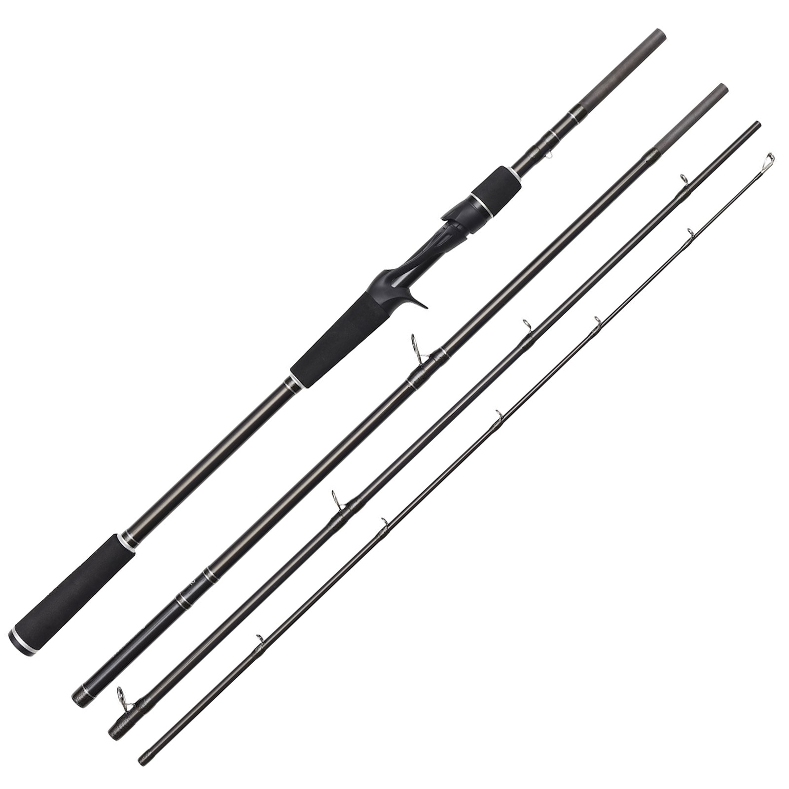 Westin W2 Powerstrike-T Travel 2,40m XH 60-140g 4Sec Reise-Baitcastrute 