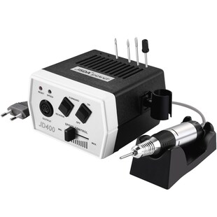 JSDA® Profi Nagelfräser JD400 30000 U/min für Maniküre Pediküre, Keine Vibration, Kein Lärm, Schwarz 