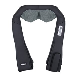 NAIPO MGS-321 Nacken Massagegerät Wiederaufladbar Massagekissen Nacken Schulter Rücken 